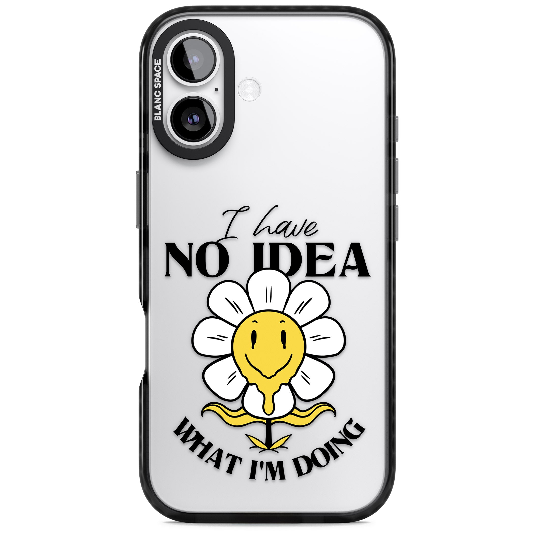 No Idea iPhone 17 Impact Black Phone Case
