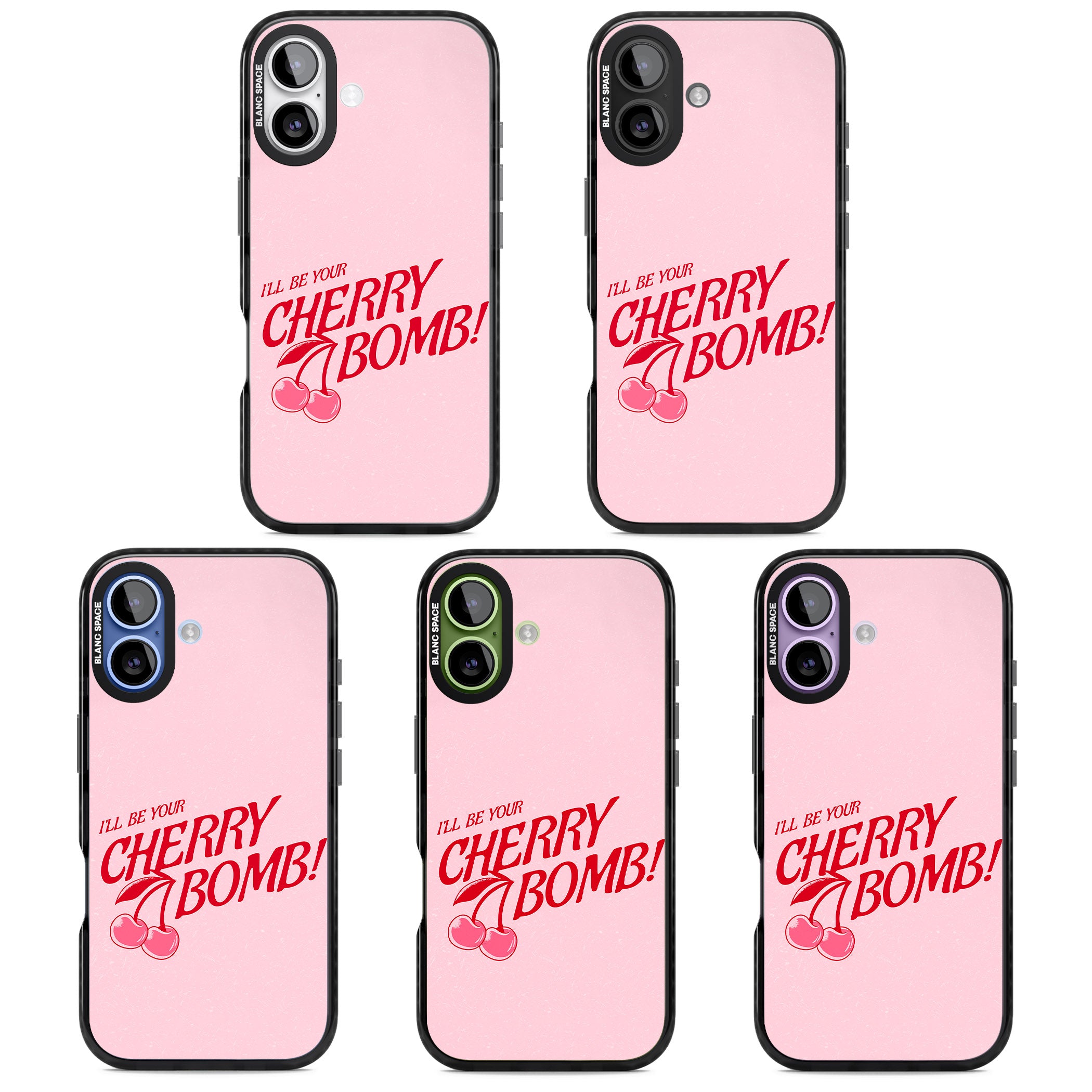 Your Cherry Bomb iPhone 17 Impact Black Phone Case APT Impact Protection