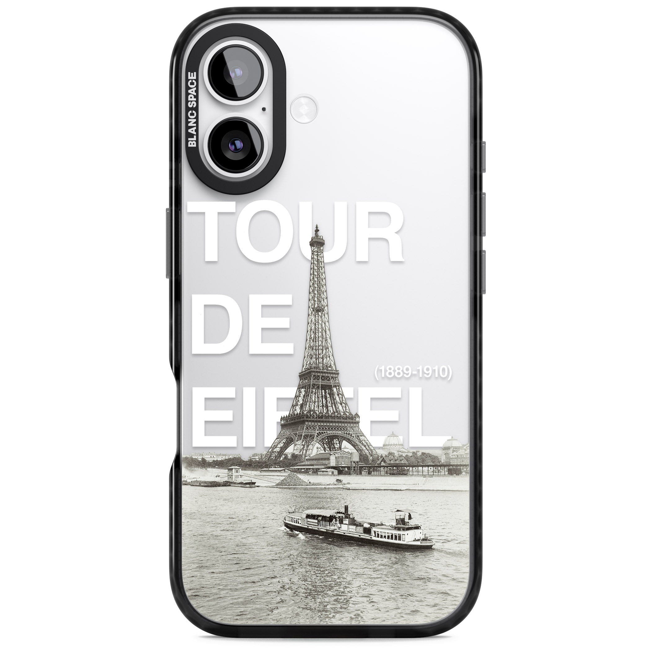 Tour De Eiffel iPhone 17 Impact Black Phone Case