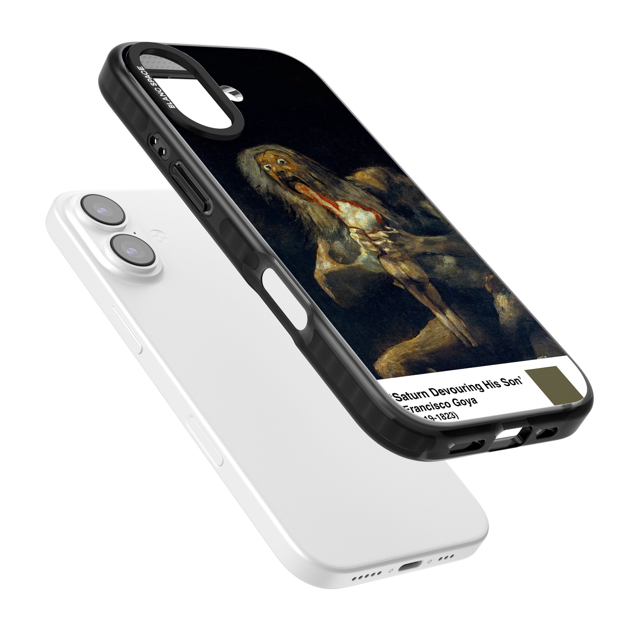 Saturn Devouring His Son iPhone 17 Impact Black Phone Case Colours