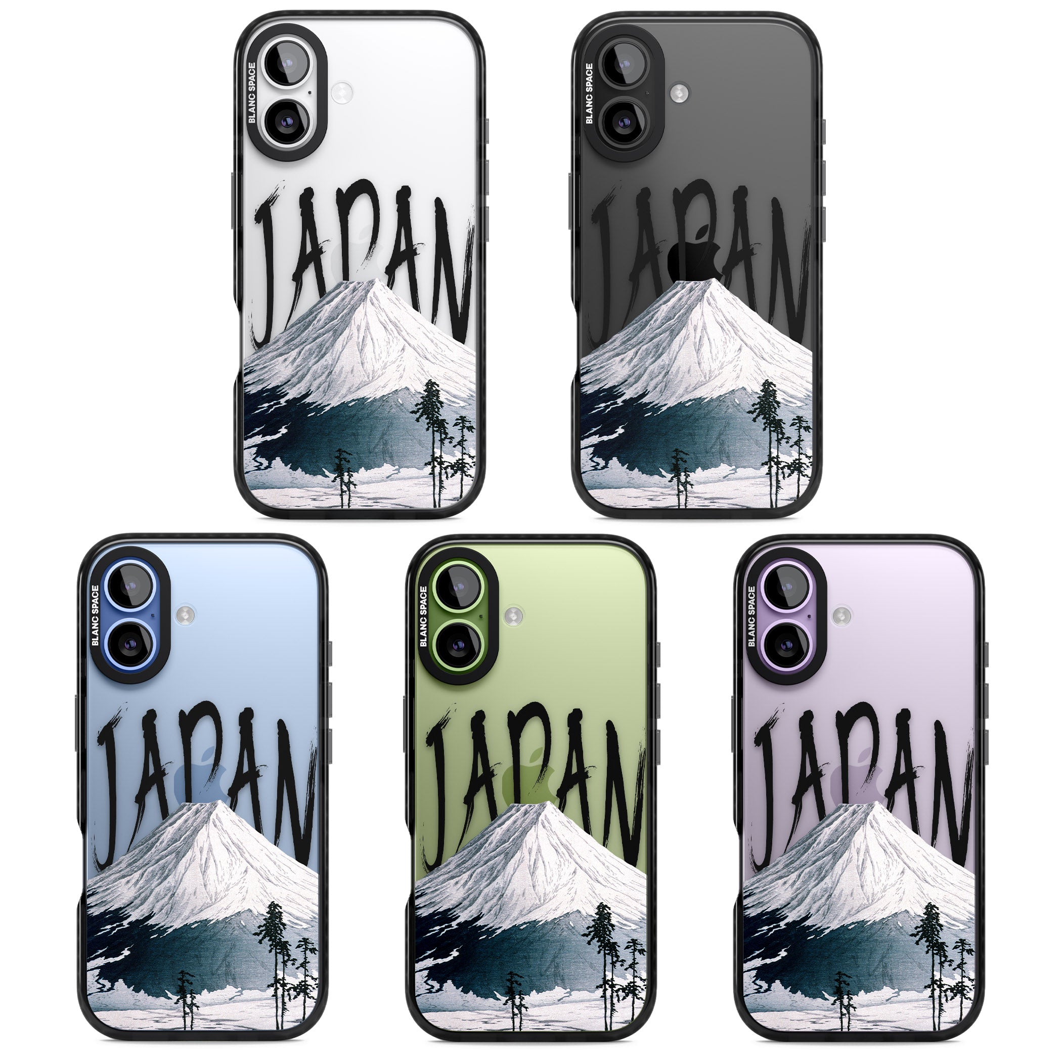Mount Fuji Cutout iPhone 17 Impact Black Phone Case APT Impact Protection