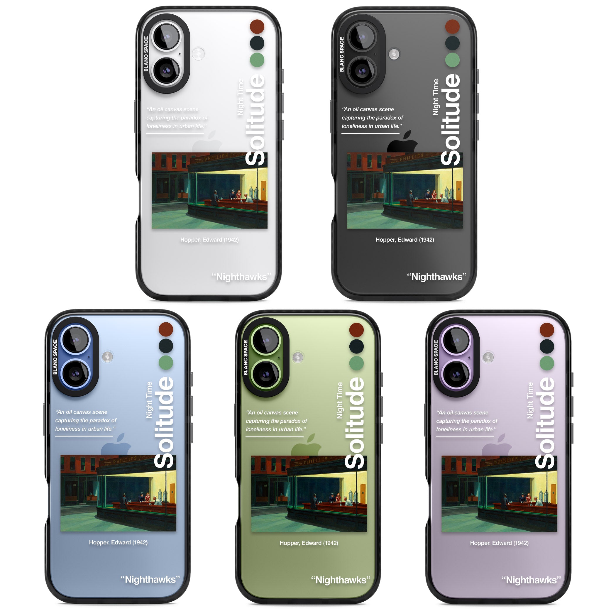 Nighthawks iPhone 17 Impact Black Phone Case APT Impact Protection