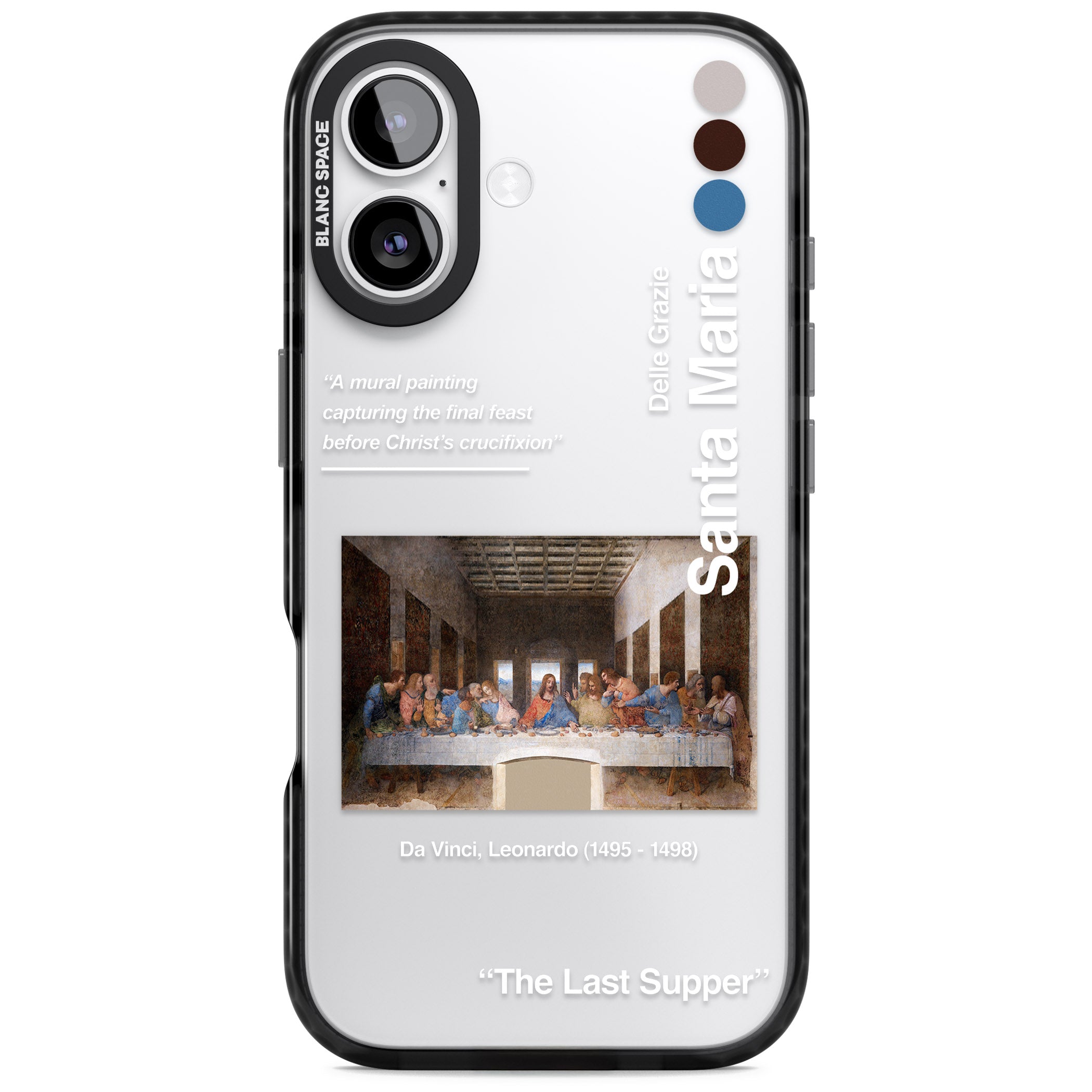 The Last Supper iPhone 17 Impact Black Phone Case