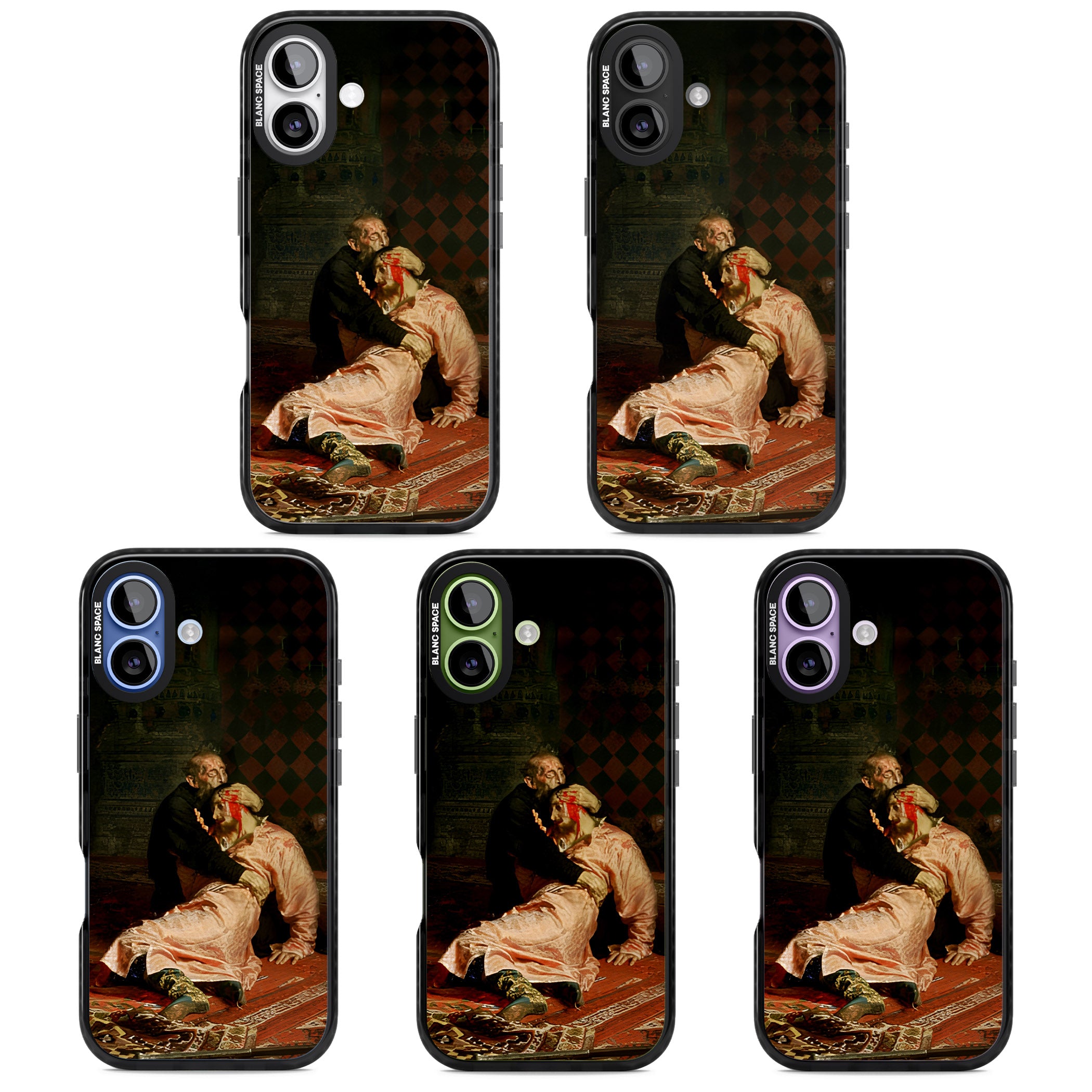 Ivan The Terrible & His Son iPhone 17 Impact Black Phone Case APT Impact Protection