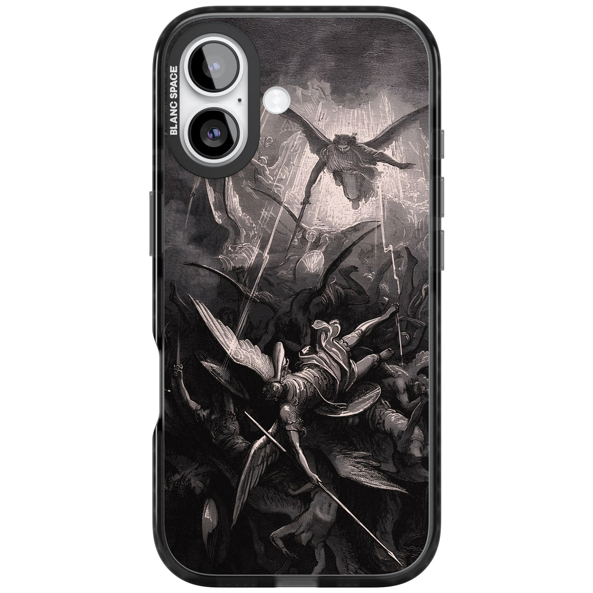 Paradise Lost iPhone 16 / iPhone 16 Plus / iPhone 17 Impact Black Phone Case front