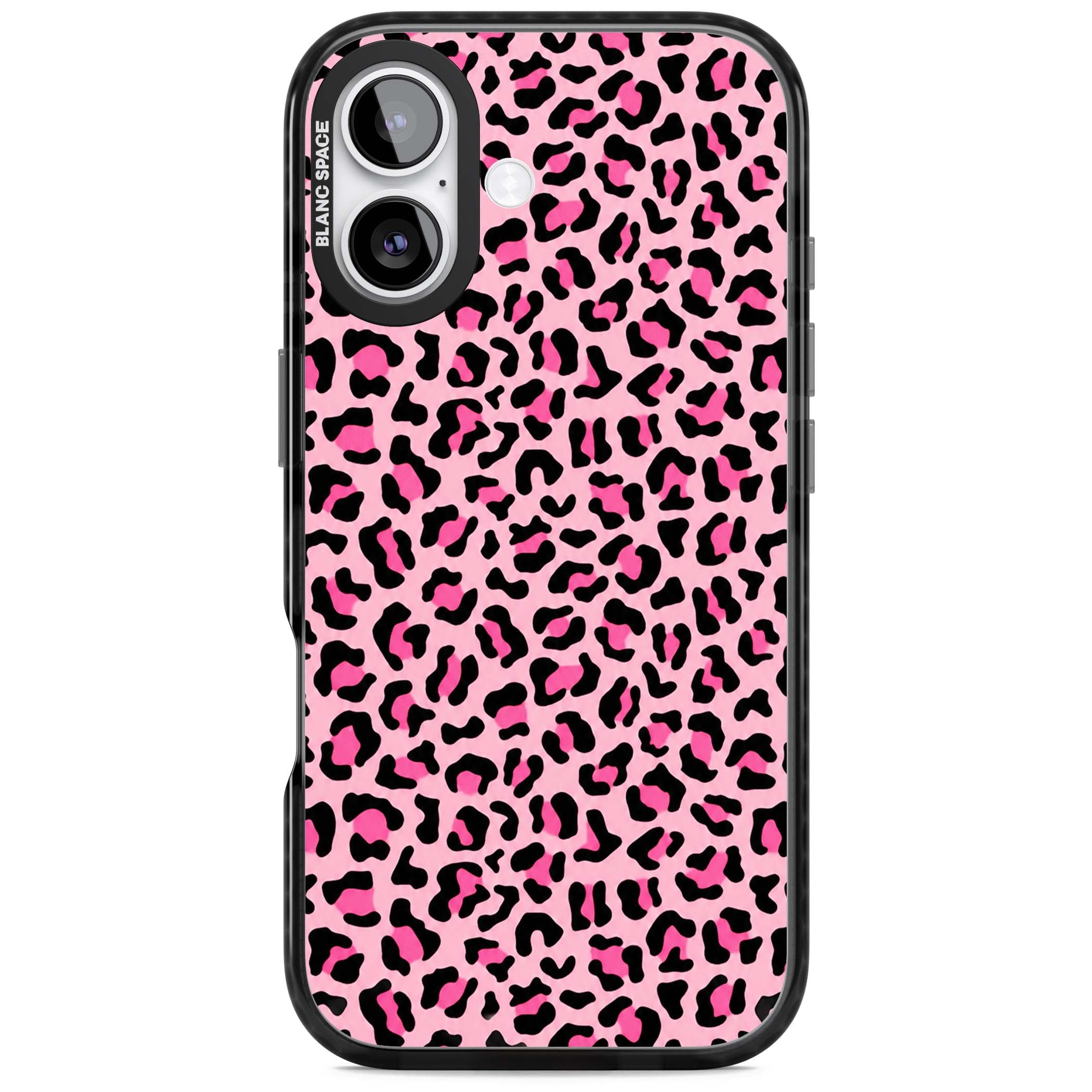 Pink Leopard baddie iPhone case | Clear Impact case for iPhone 17
