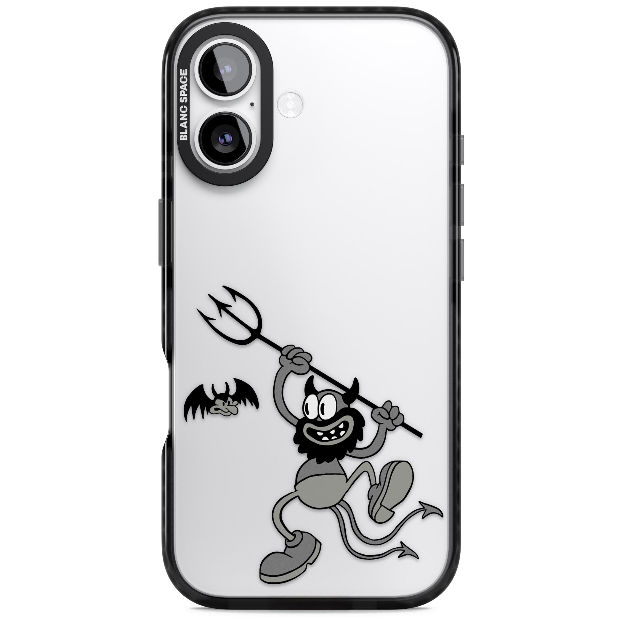 Dancing Devil iPhone 17 Impact Black Phone Case