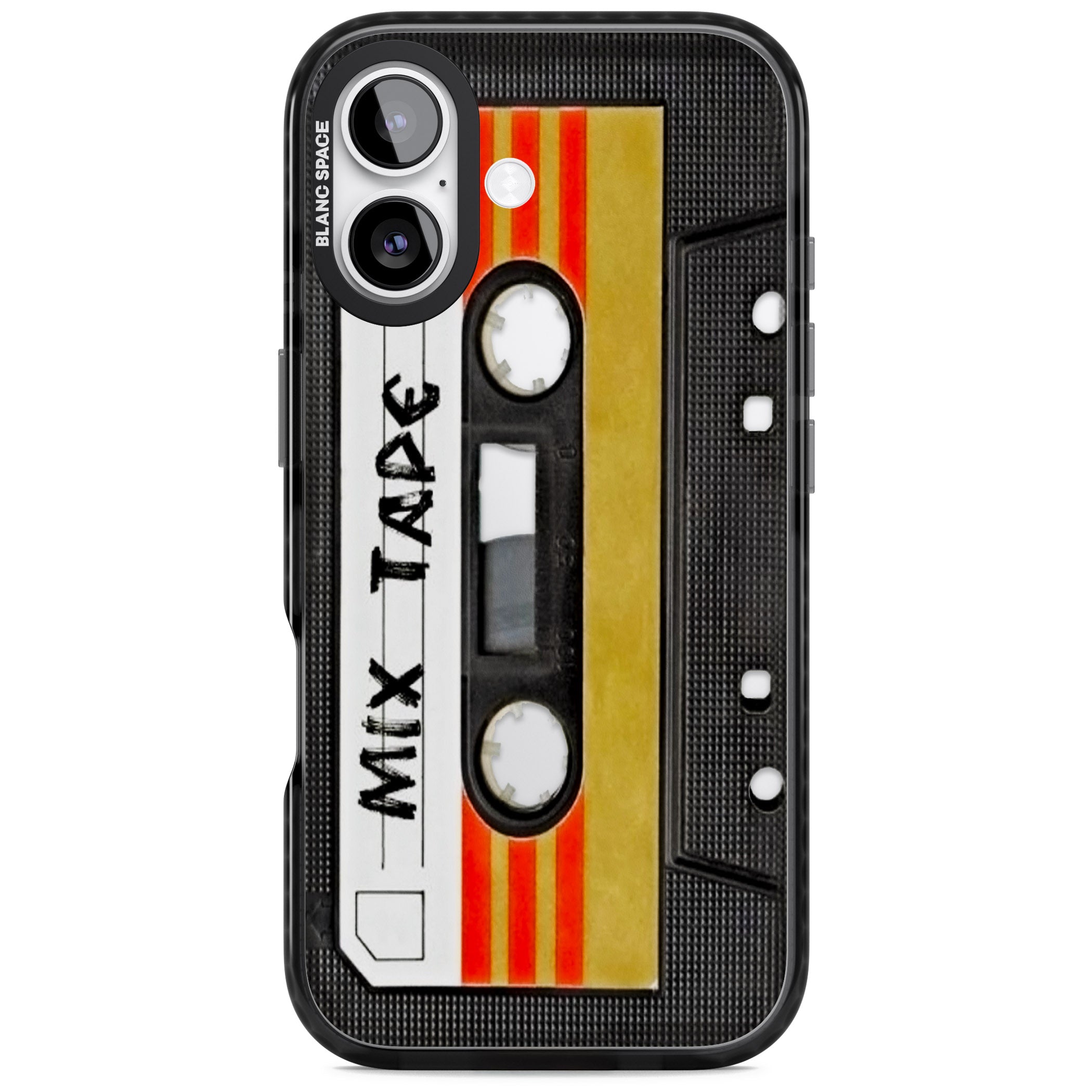 Retro Mix Tape iPhone 17 Impact Black Phone Case