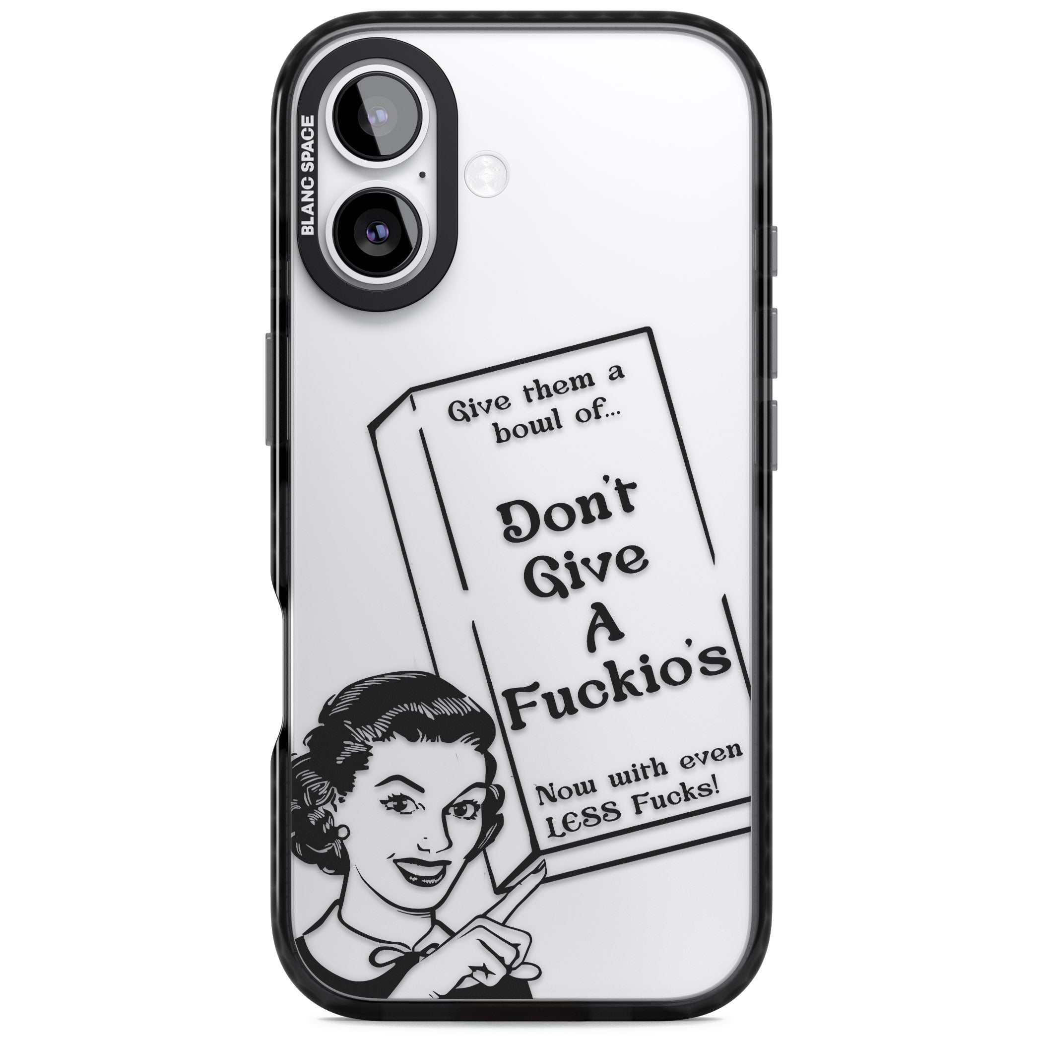 Dont Give A F Ckios Cereal iPhone 17 Impact Black Phone Case