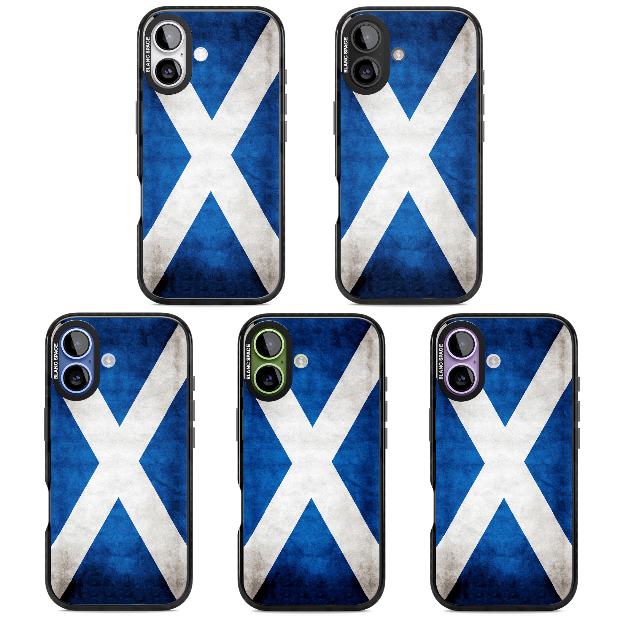 Scotland Saltire Flag iPhone 17 Impact Black Phone Case APT Impact Protection