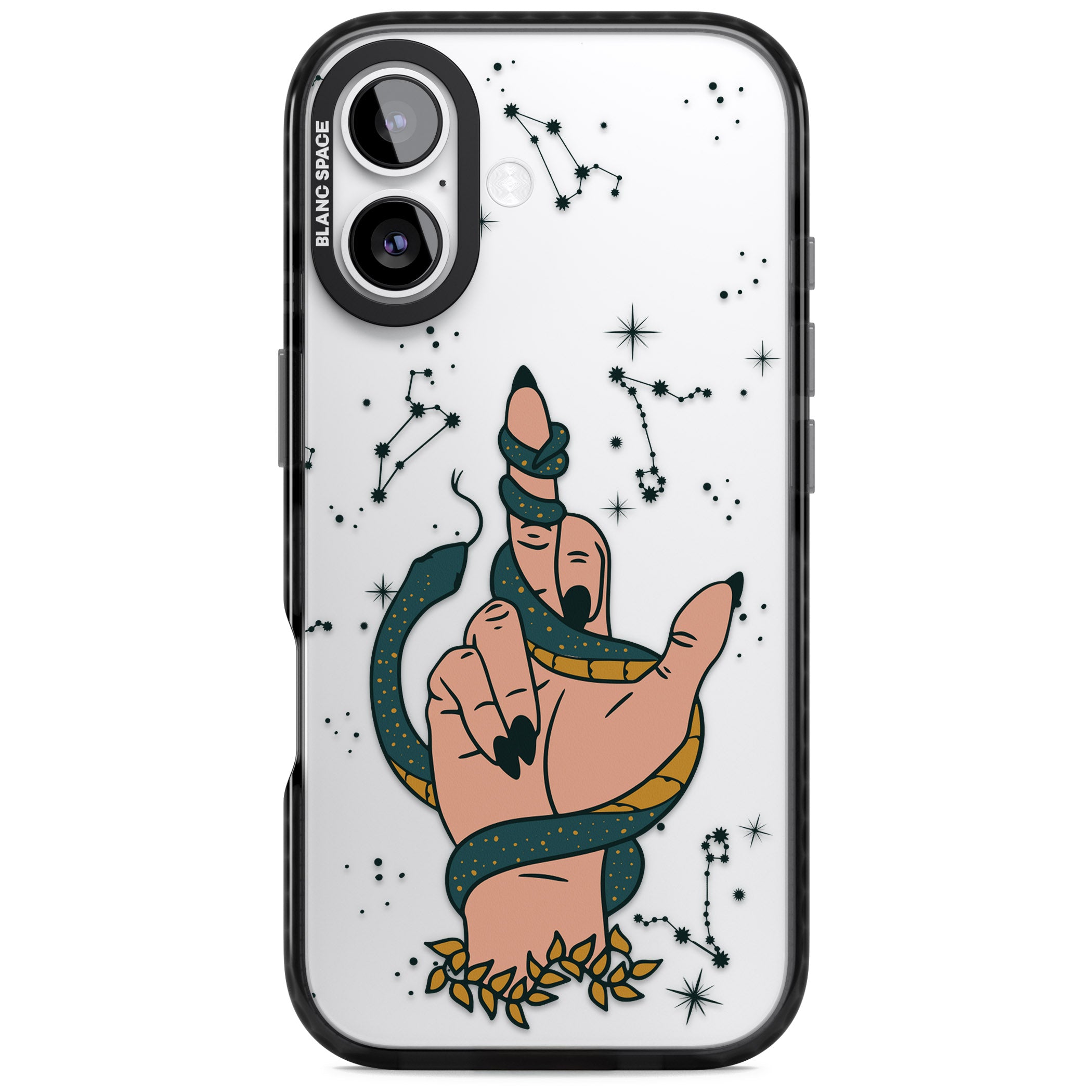 Snakes, Stars And Cynicism iPhone 17 Impact Black Phone Case