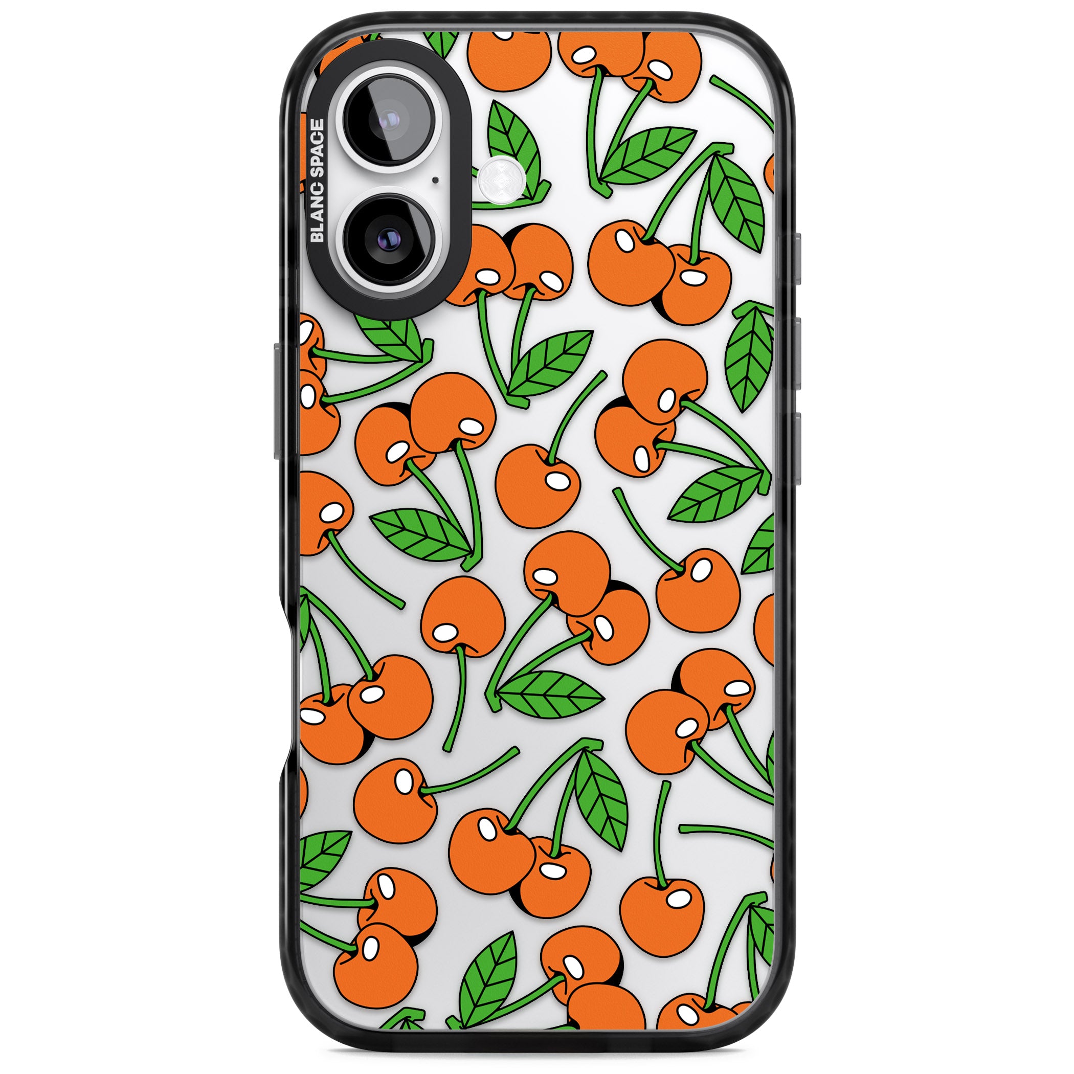 Orchard Fresh Cherries iPhone 17 Impact Black Phone Case