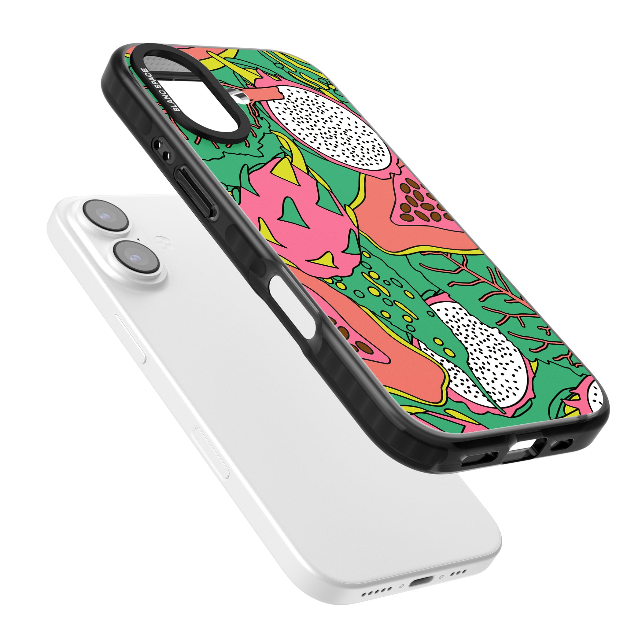 Psychedelic Salad iPhone 17 Impact Black Phone Case Colours