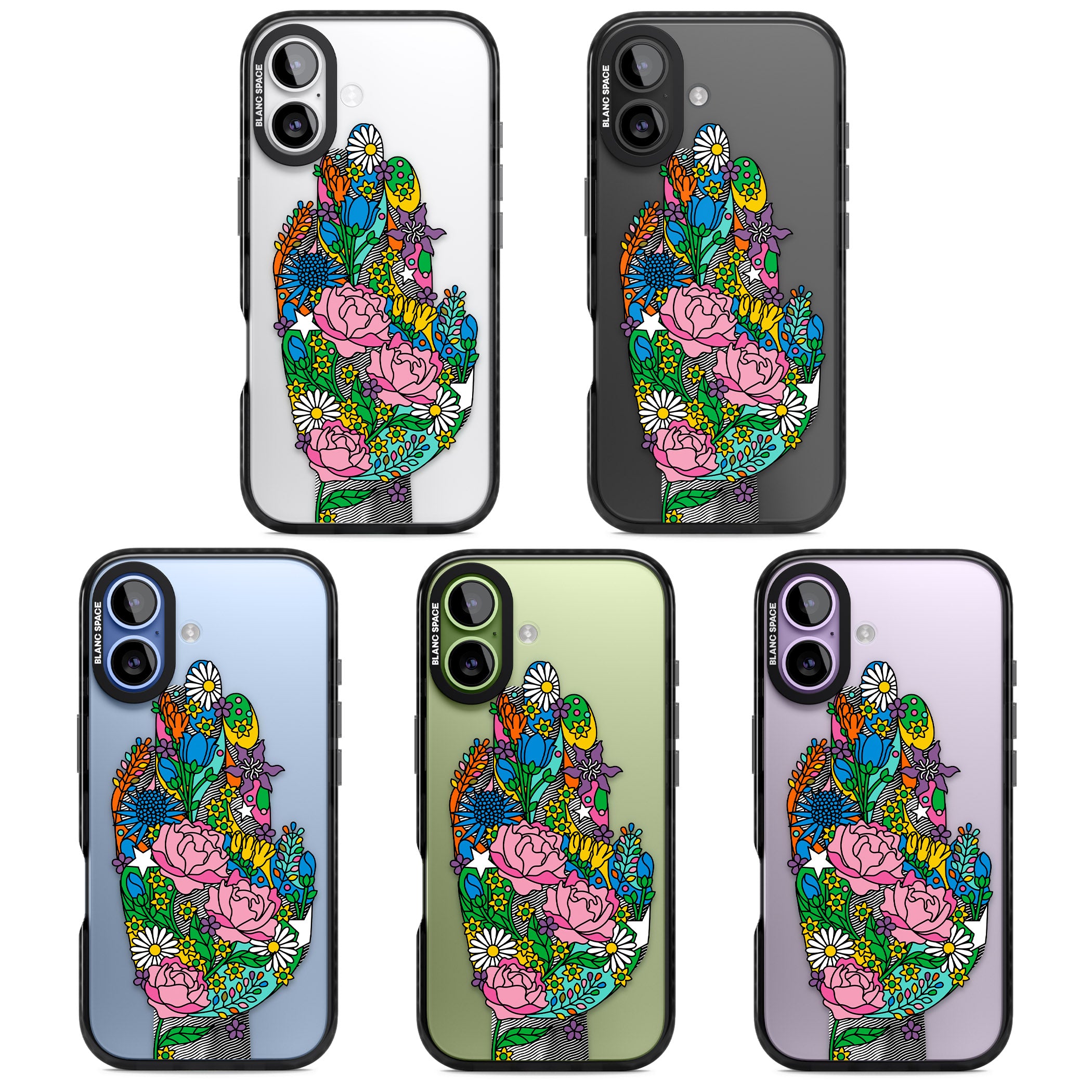 Garden Touch iPhone 17 Impact Black Phone Case APT Impact Protection