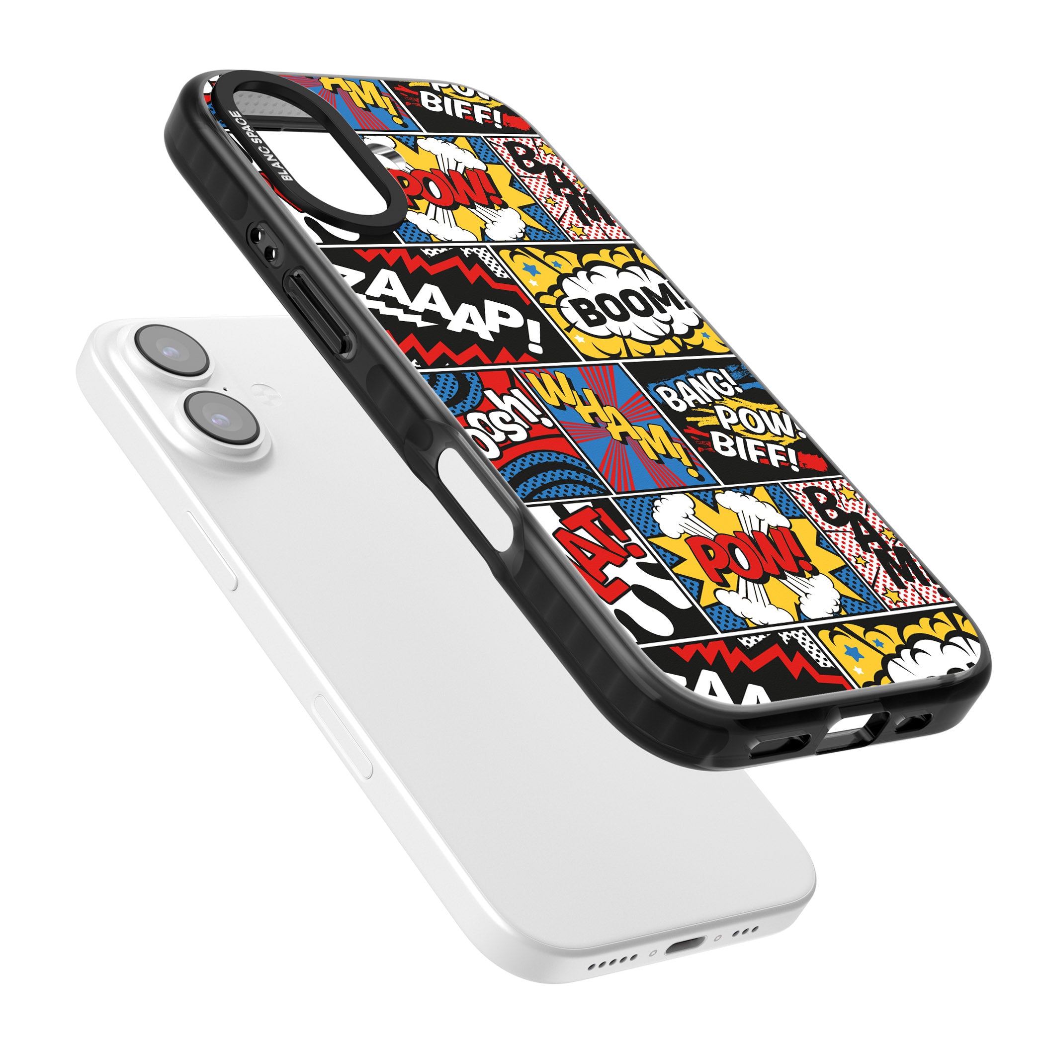 Onomatopoeia iPhone 17 Impact Black Phone Case Colours