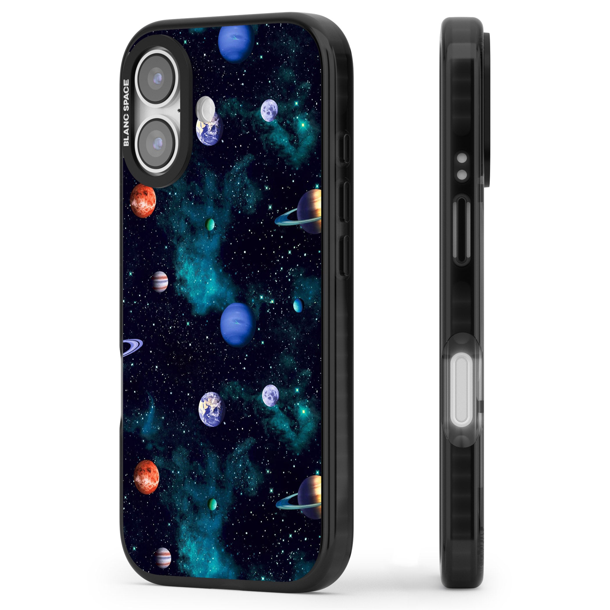 Deep Space iPhone 17 Impact Black Phone Case Side Profile