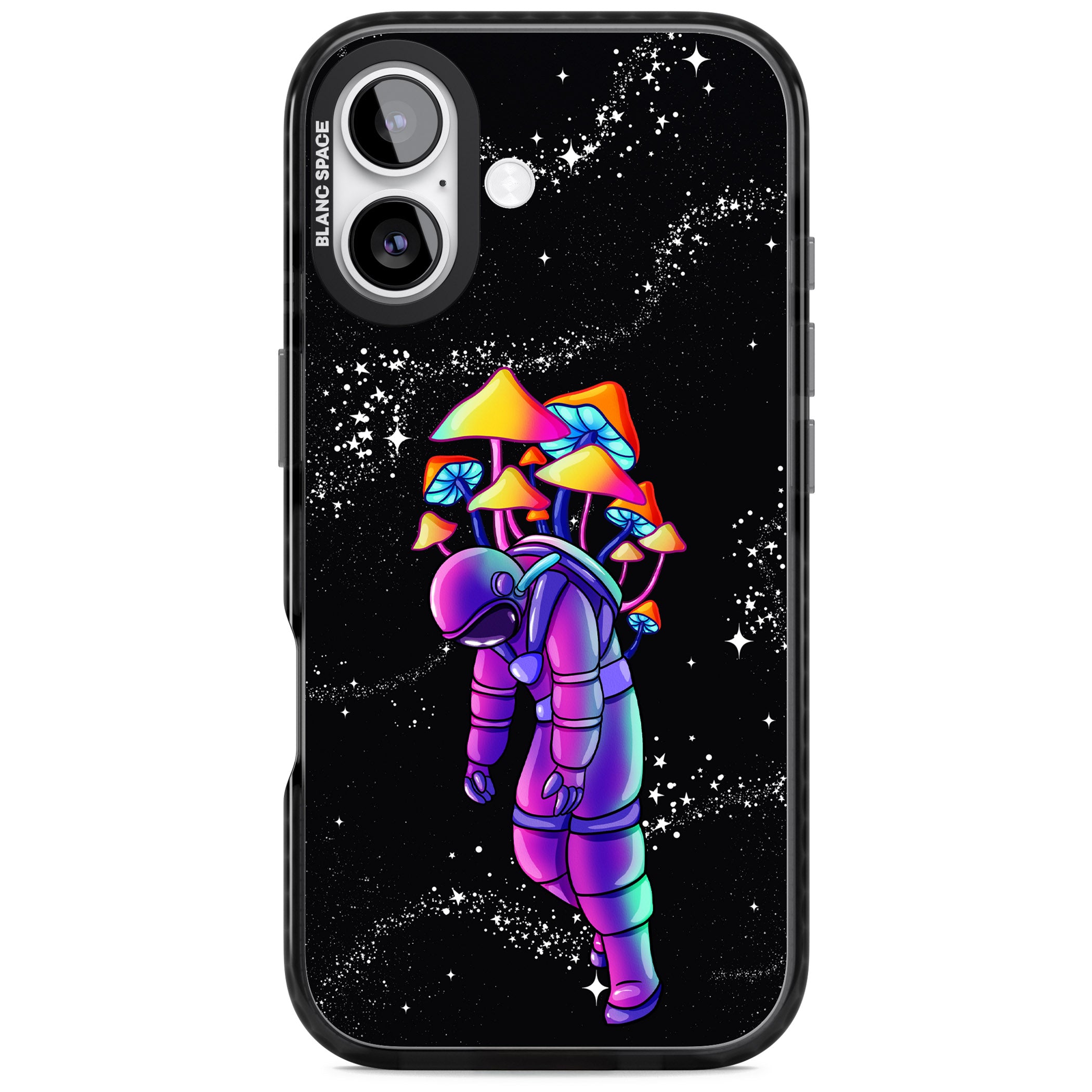Space Mutation iPhone 17 Impact Black Phone Case