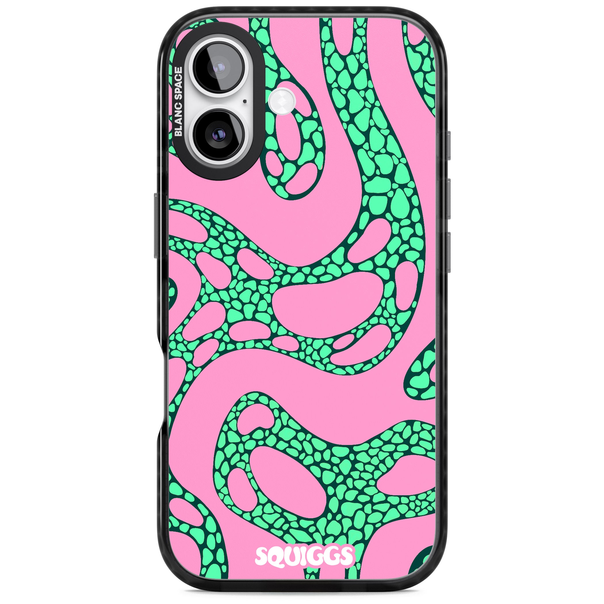 Alien Glow iPhone 17 Impact Black Phone Case