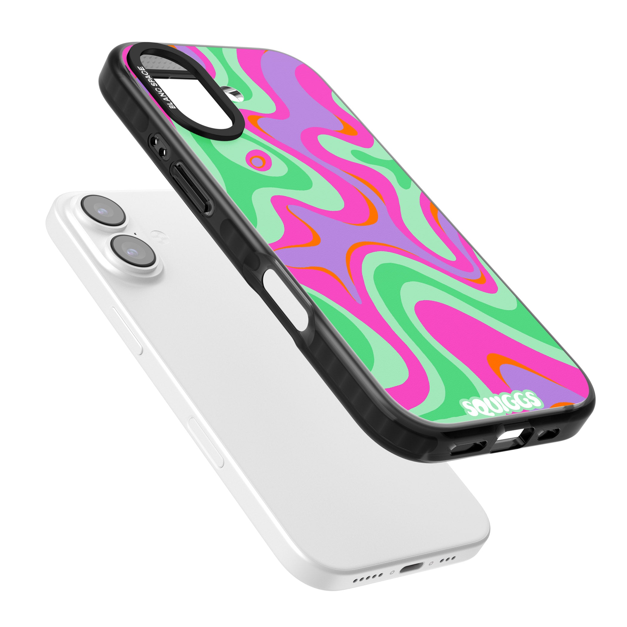 Pink Lava iPhone 17 Impact Black Phone Case Colours