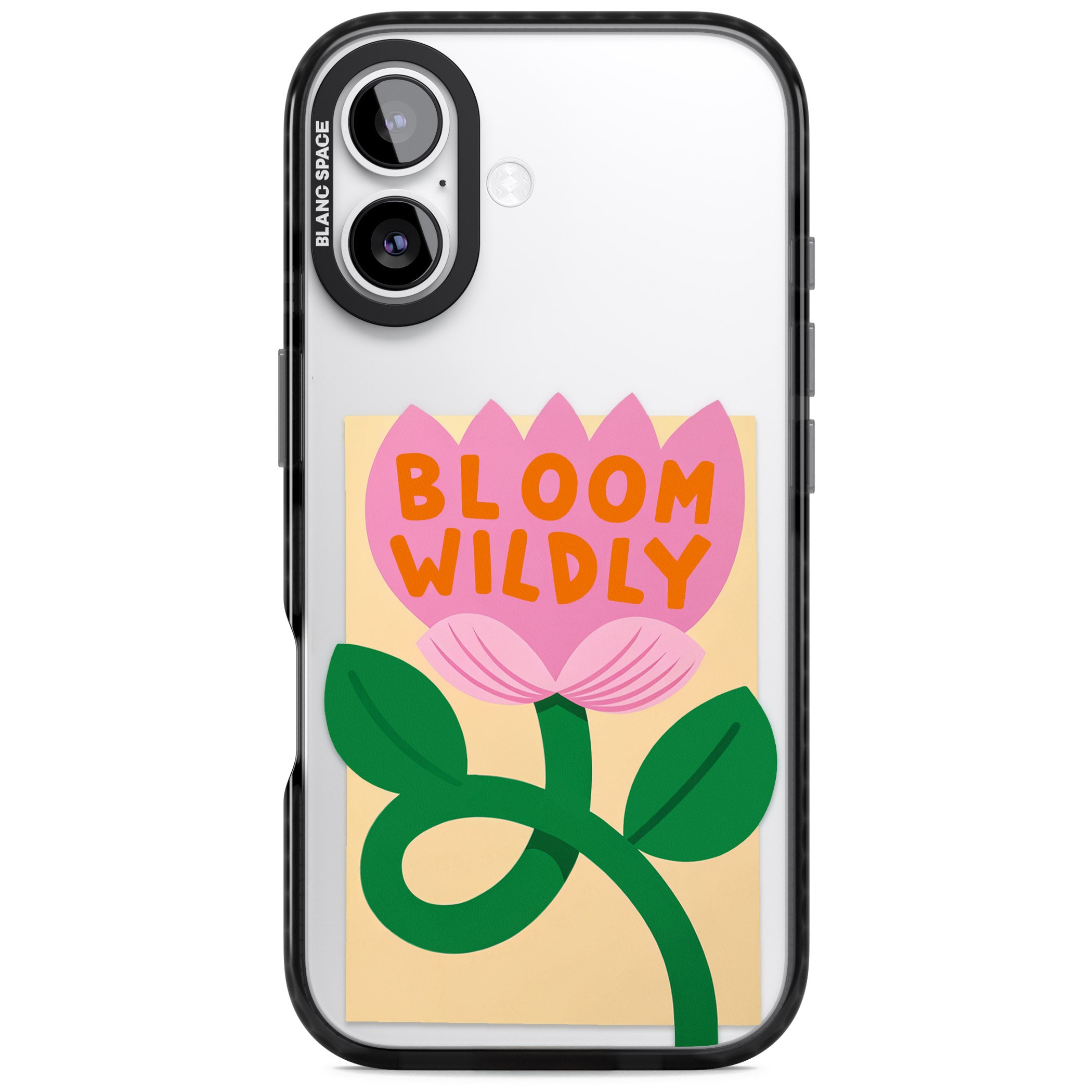 Bloom Wildly iPhone 17 Impact Black Phone Case