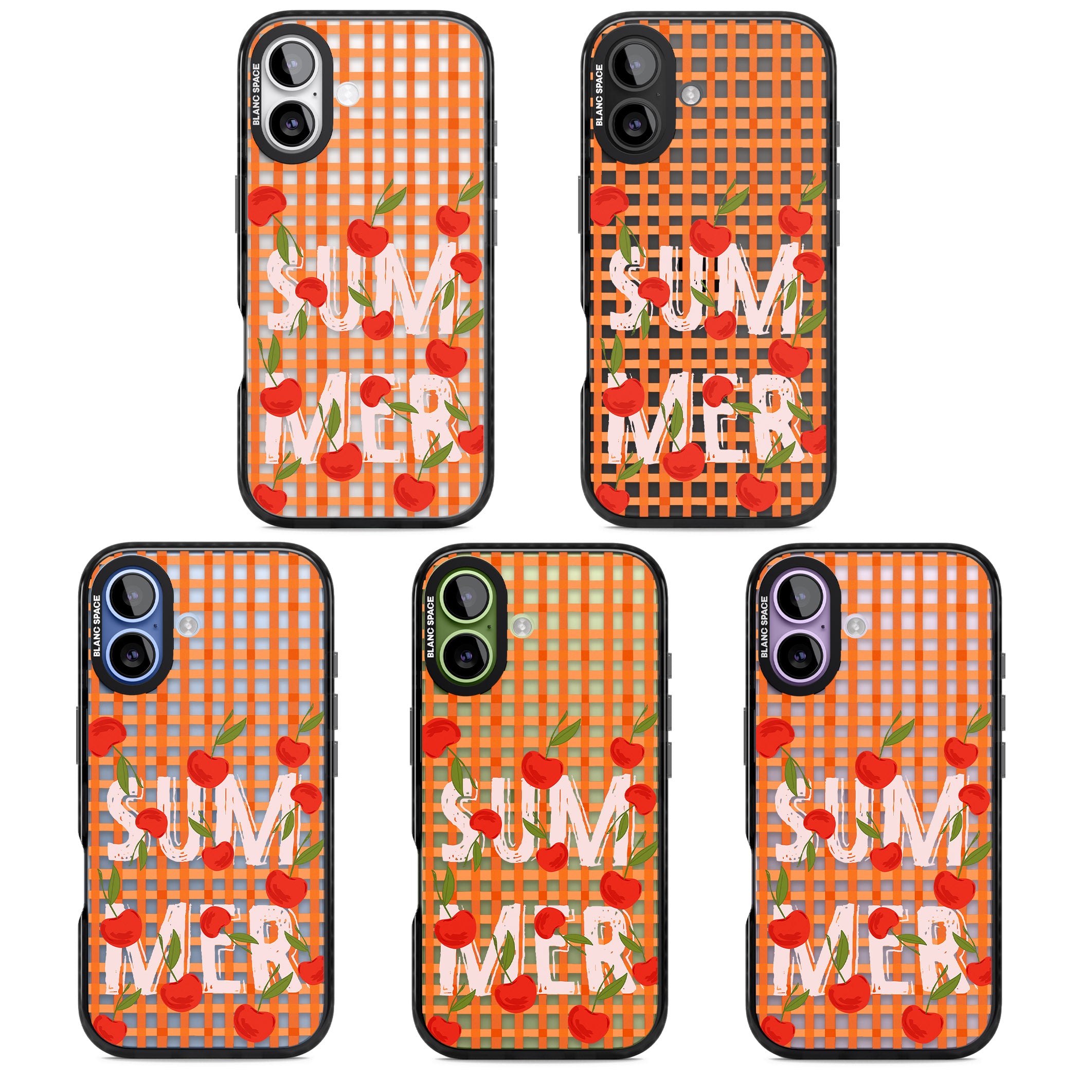 Summer Tomatoes iPhone 17 Impact Black Phone Case APT Impact Protection