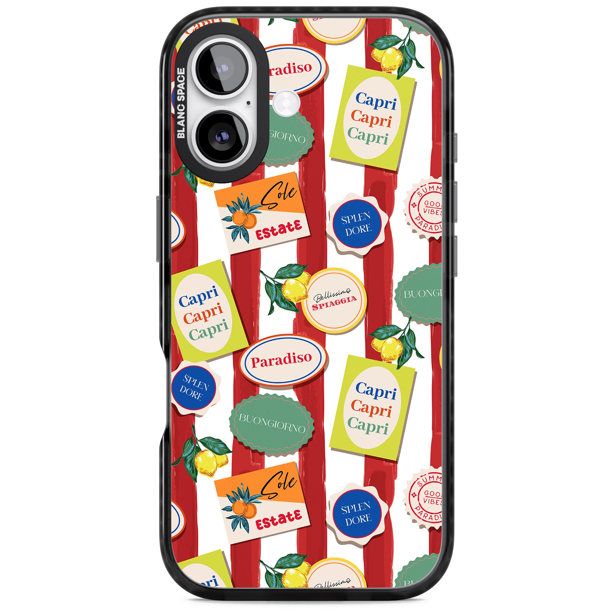 Capri iPhone 17 Impact Black Phone Case