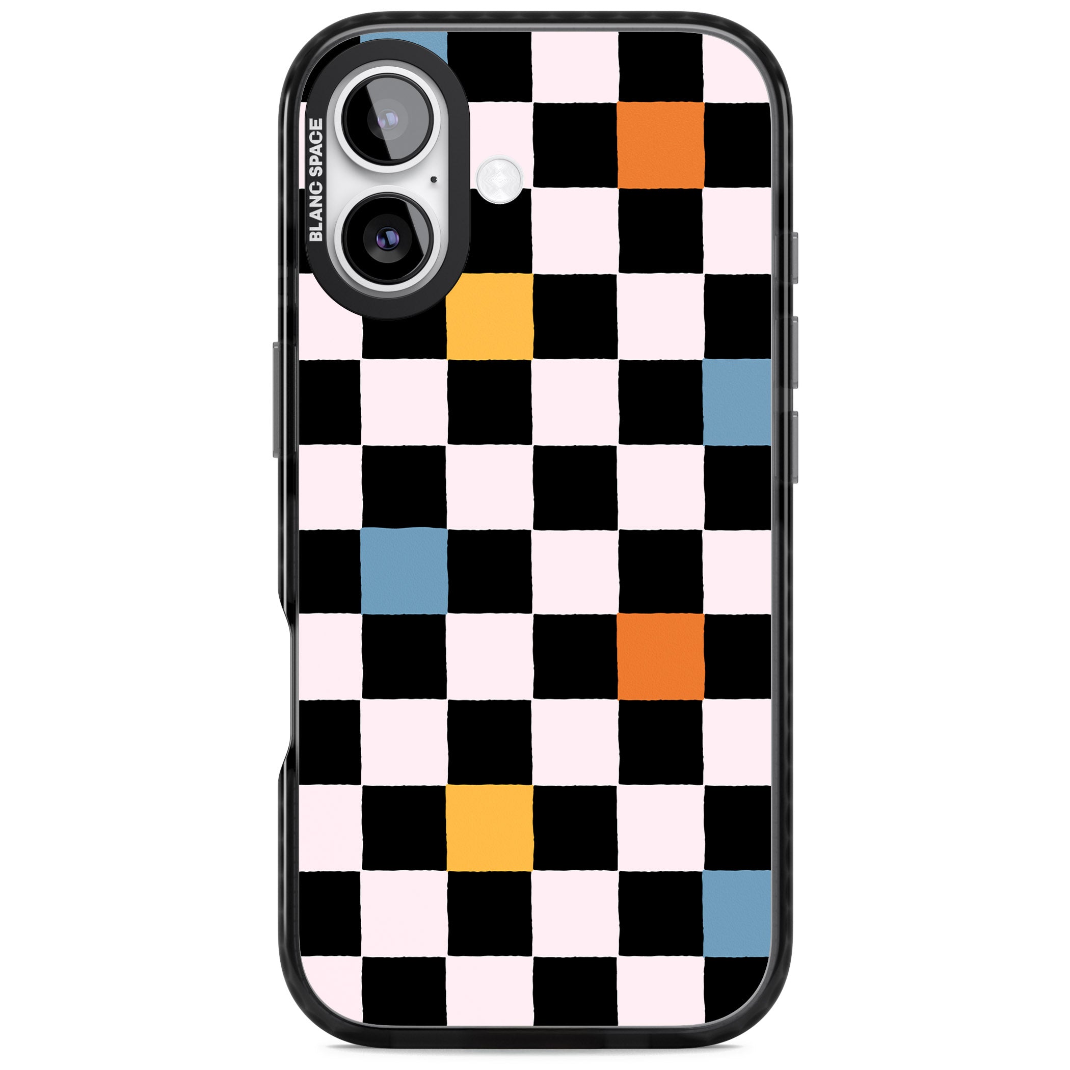 Vibrant Retro Checkered iPhone 17 Impact Black Phone Case