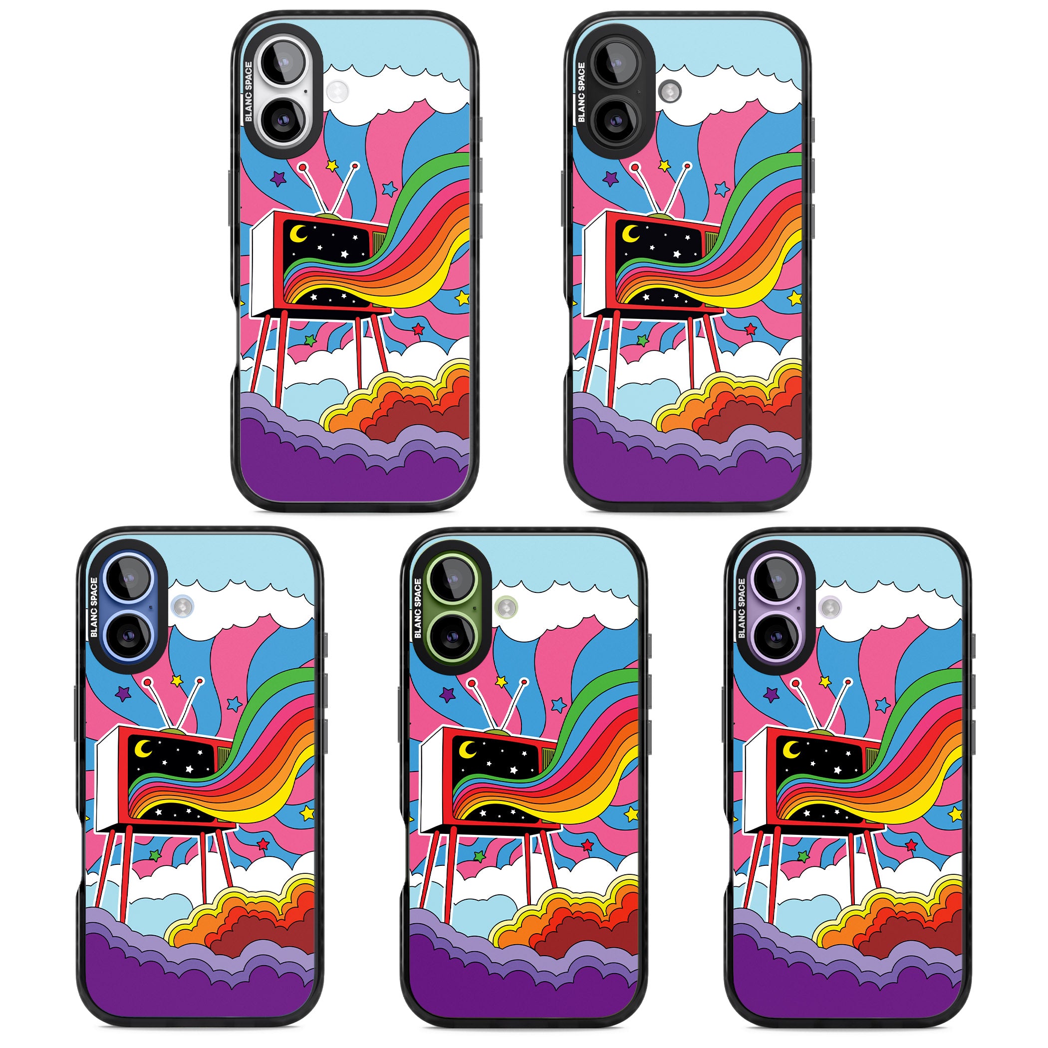 Tv Captivation iPhone 17 Impact Black Phone Case APT Impact Protection