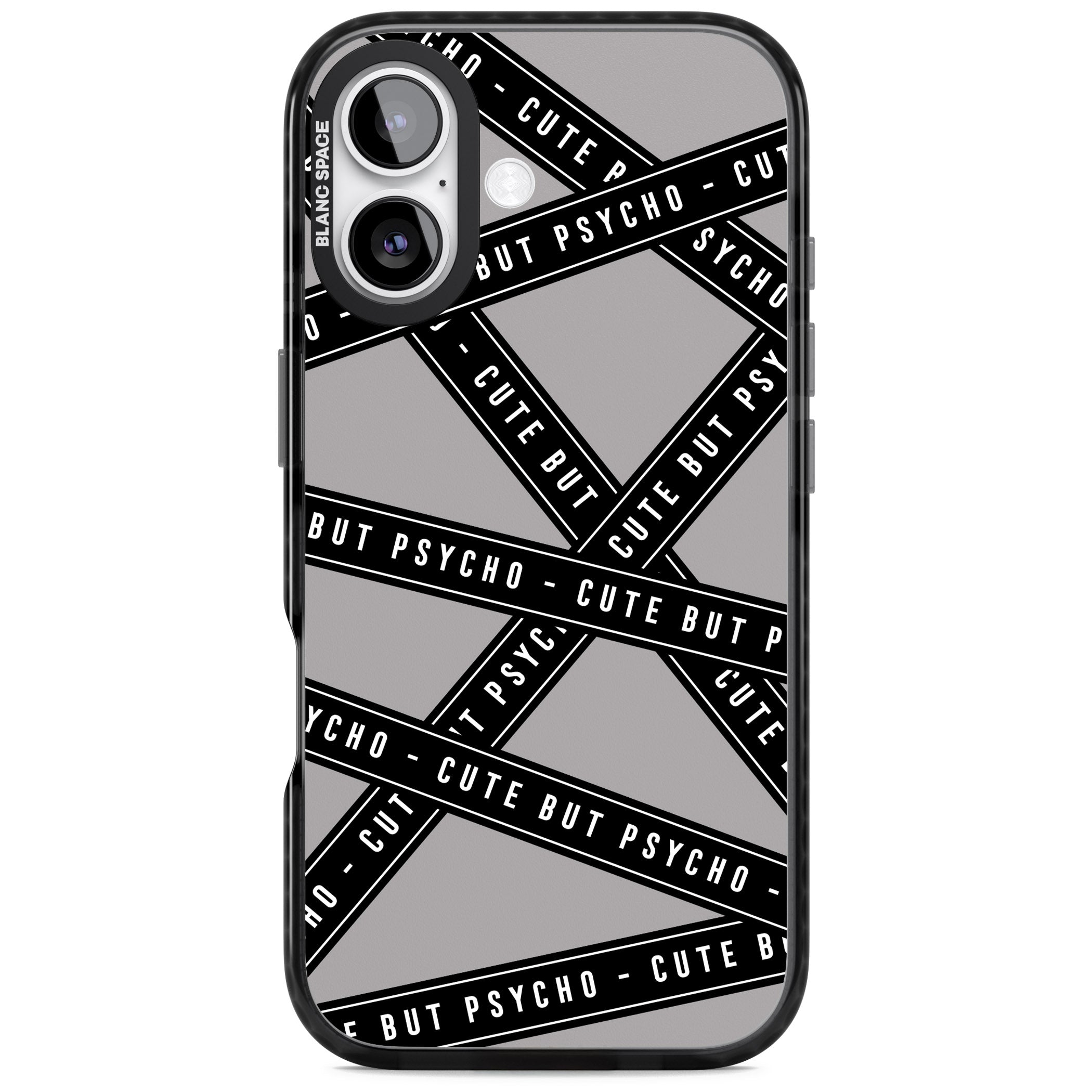 Cute But Psycho iPhone 17 Impact Black Phone Case