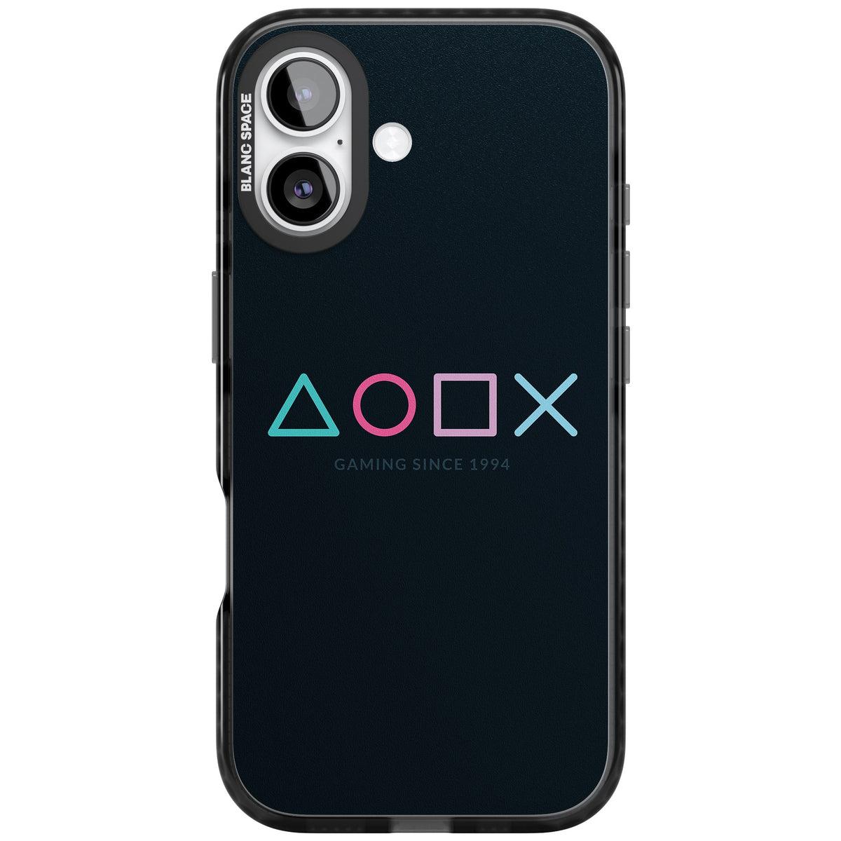 Gaming Since 1994 iPhone 16 / iPhone 16 Plus / iPhone 17 Impact Black Phone Case front