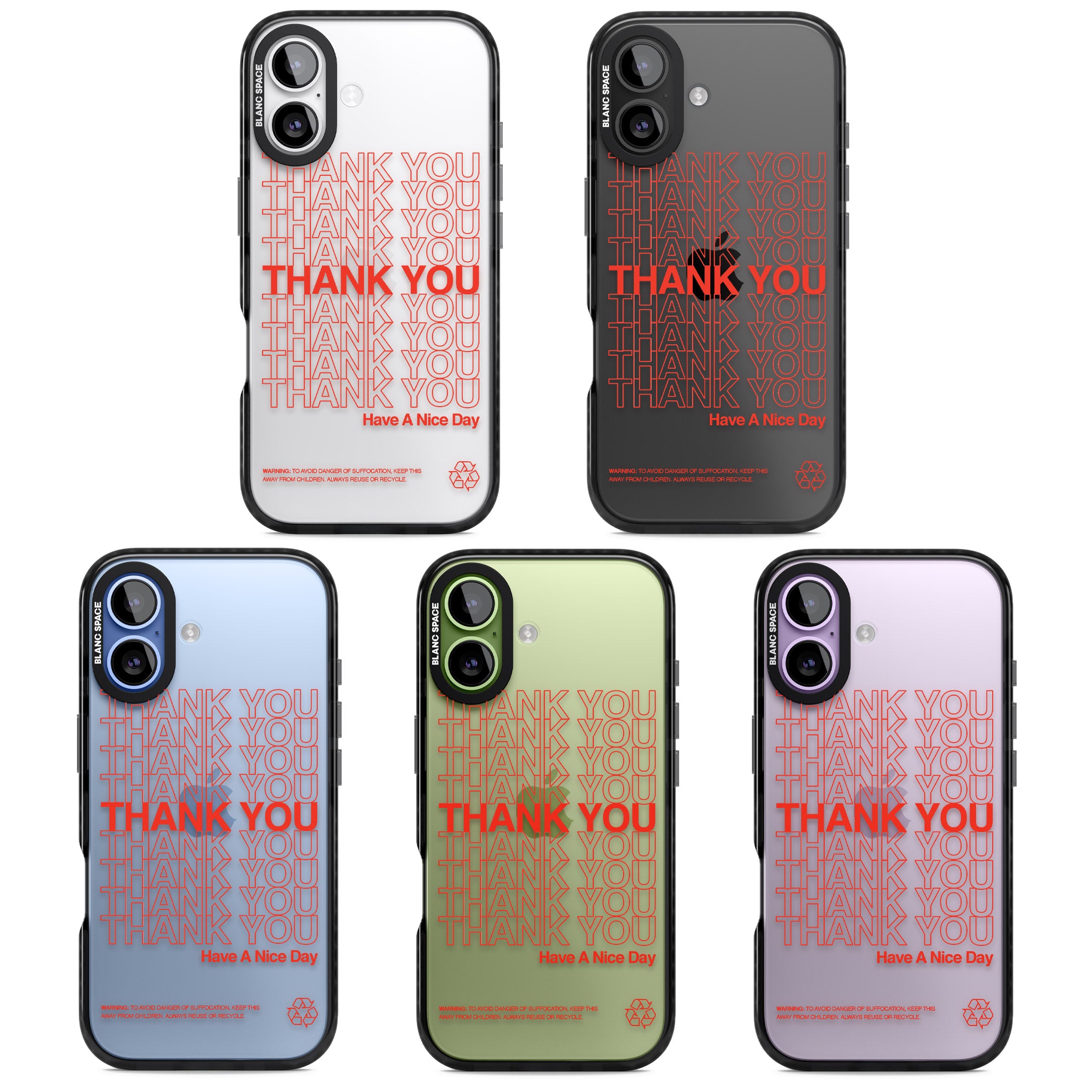 Thank You Have A Nice Day iPhone 17 Impact Black Phone Case APT Impact Protection