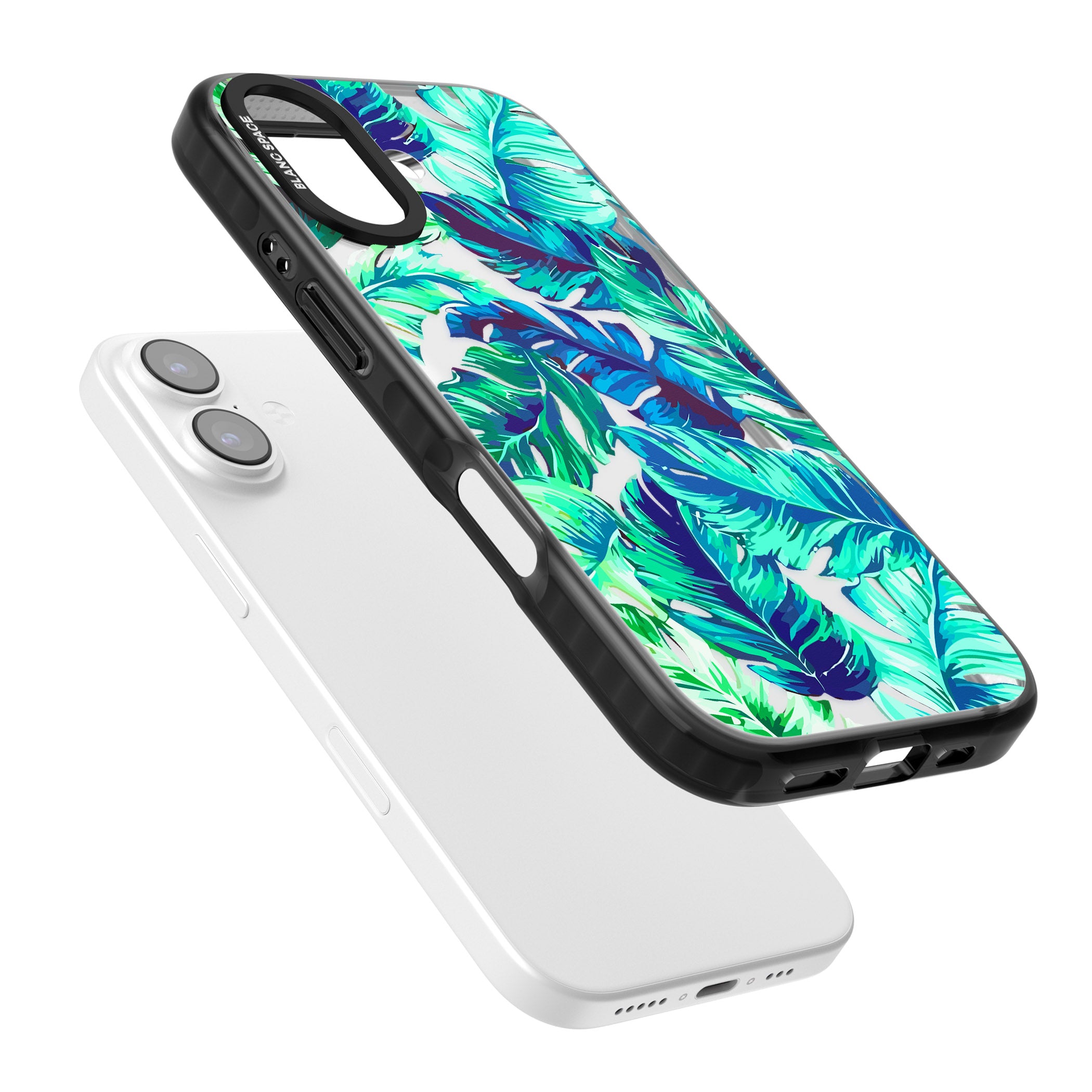 Tropical Palms iPhone 17 Impact Black Phone Case Colours