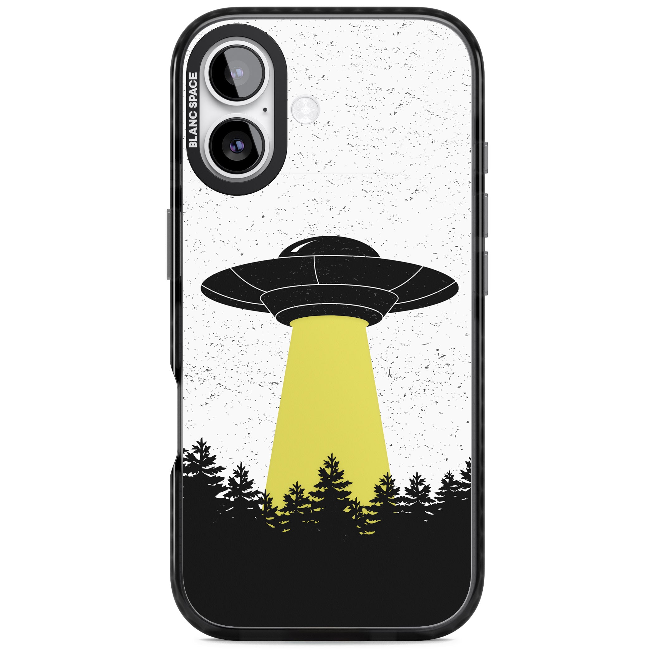 Alien Abduction iPhone 17 Impact Black Phone Case