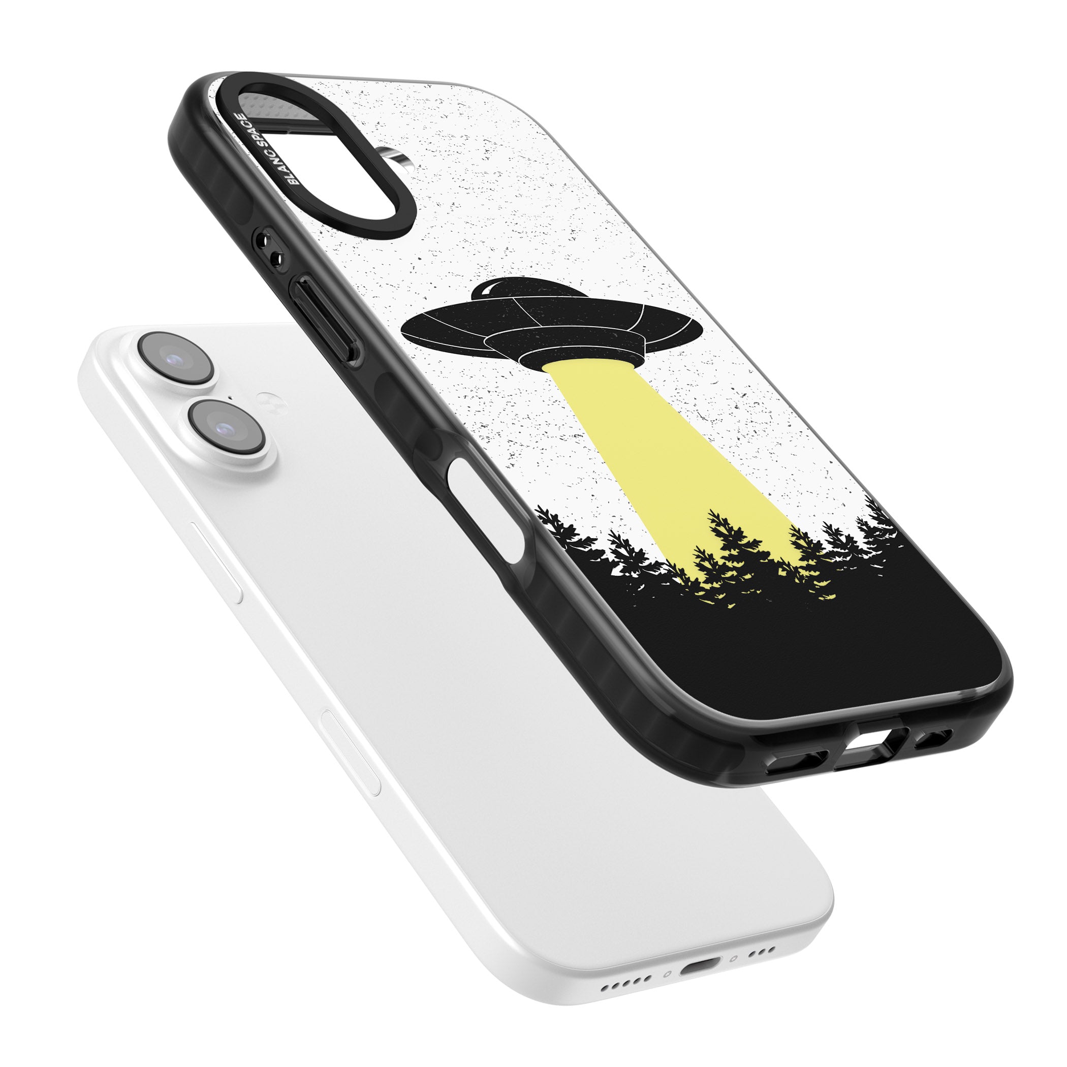 Alien Abduction iPhone 17 Impact Black Phone Case Colours