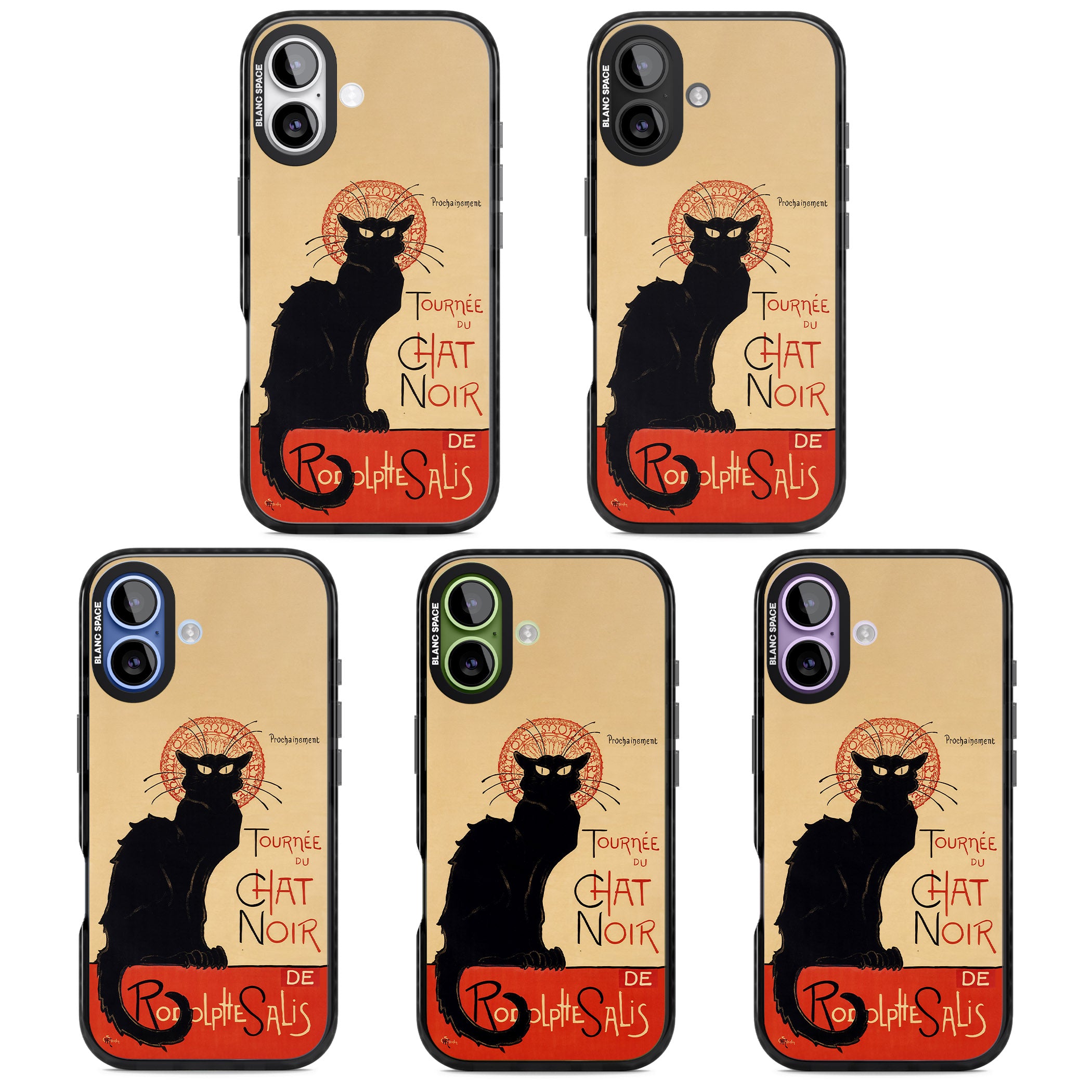 Tournee Du Chat Noir Poster iPhone 17 Impact Black Phone Case APT Impact Protection