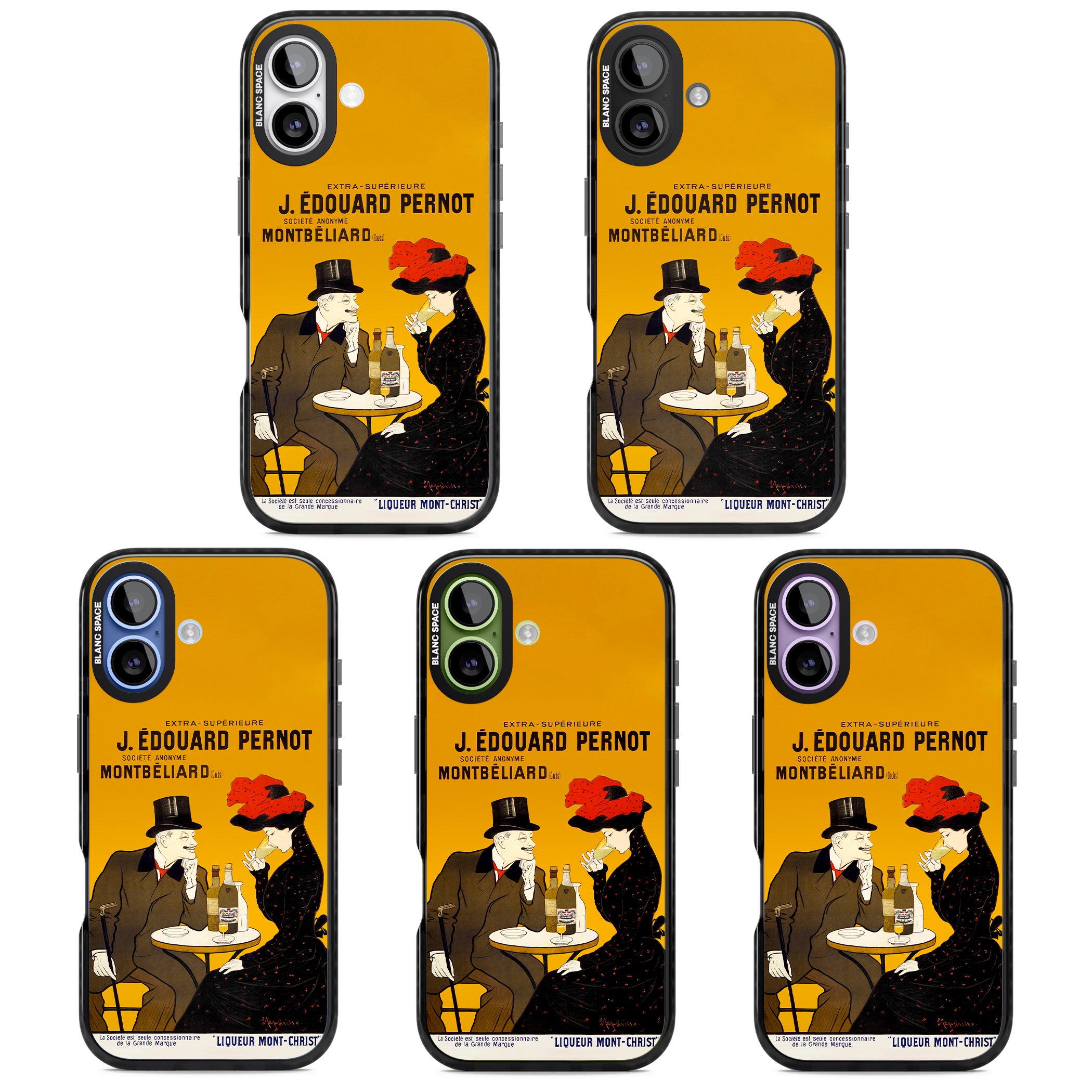 Absinthe, J.Edouard Pernot Poster iPhone 17 Impact Black Phone Case APT Impact Protection