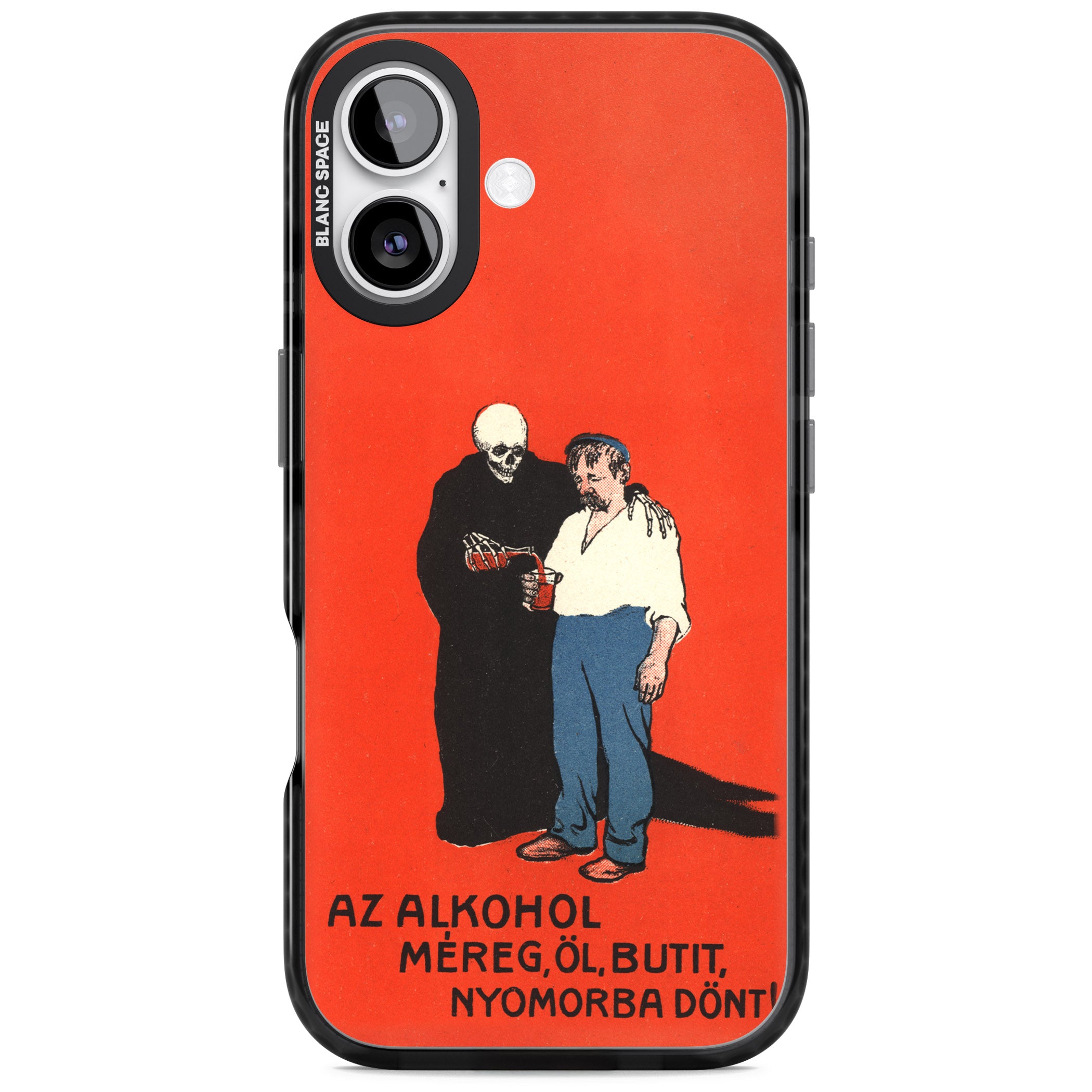 Az Alkohol Poster iPhone 17 Impact Black Phone Case