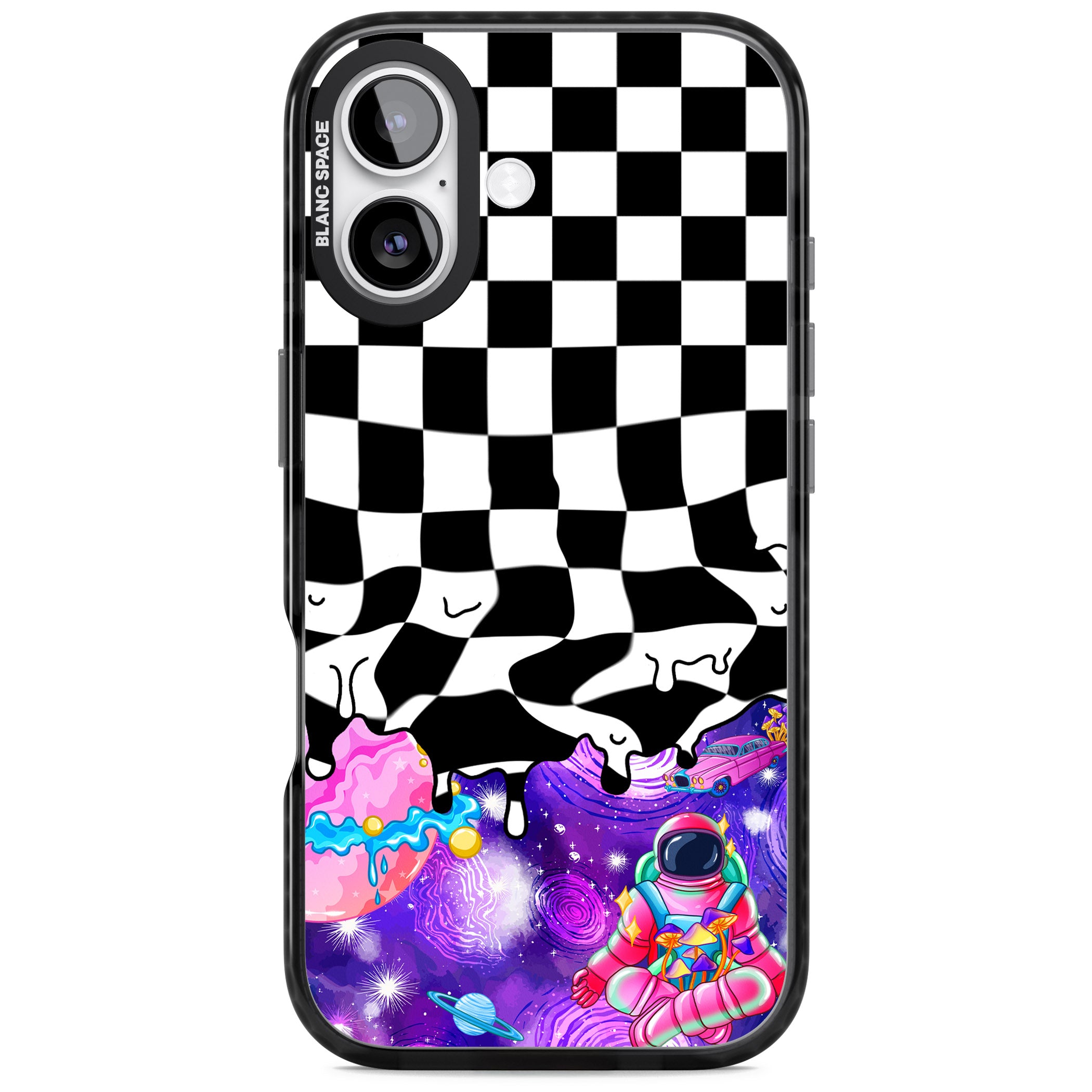 Washed Out iPhone 17 Impact Black Phone Case