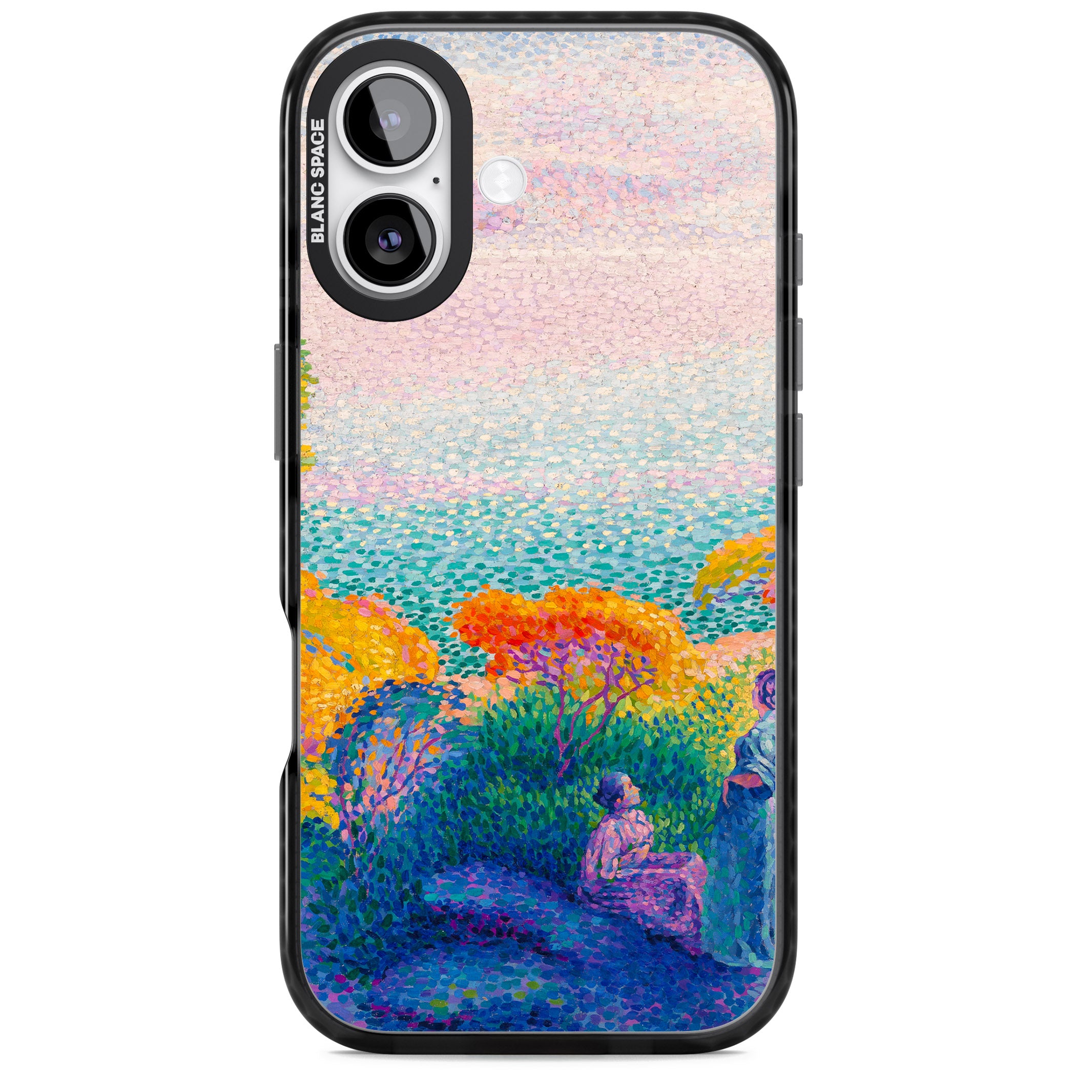 Two Women by the Shore iPhone 17 Impact Black Phone Case
