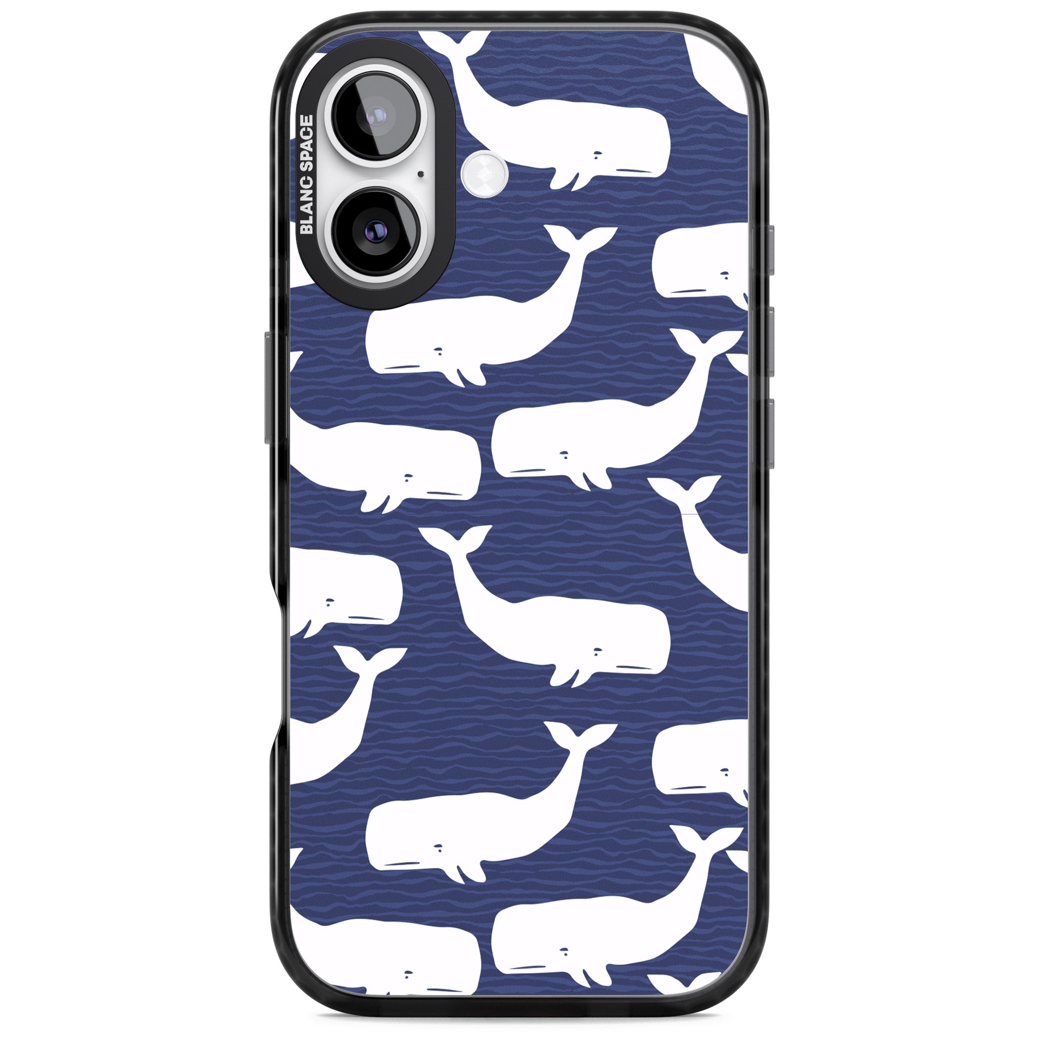 Whale Dreams iPhone 17 Impact Black Phone Case