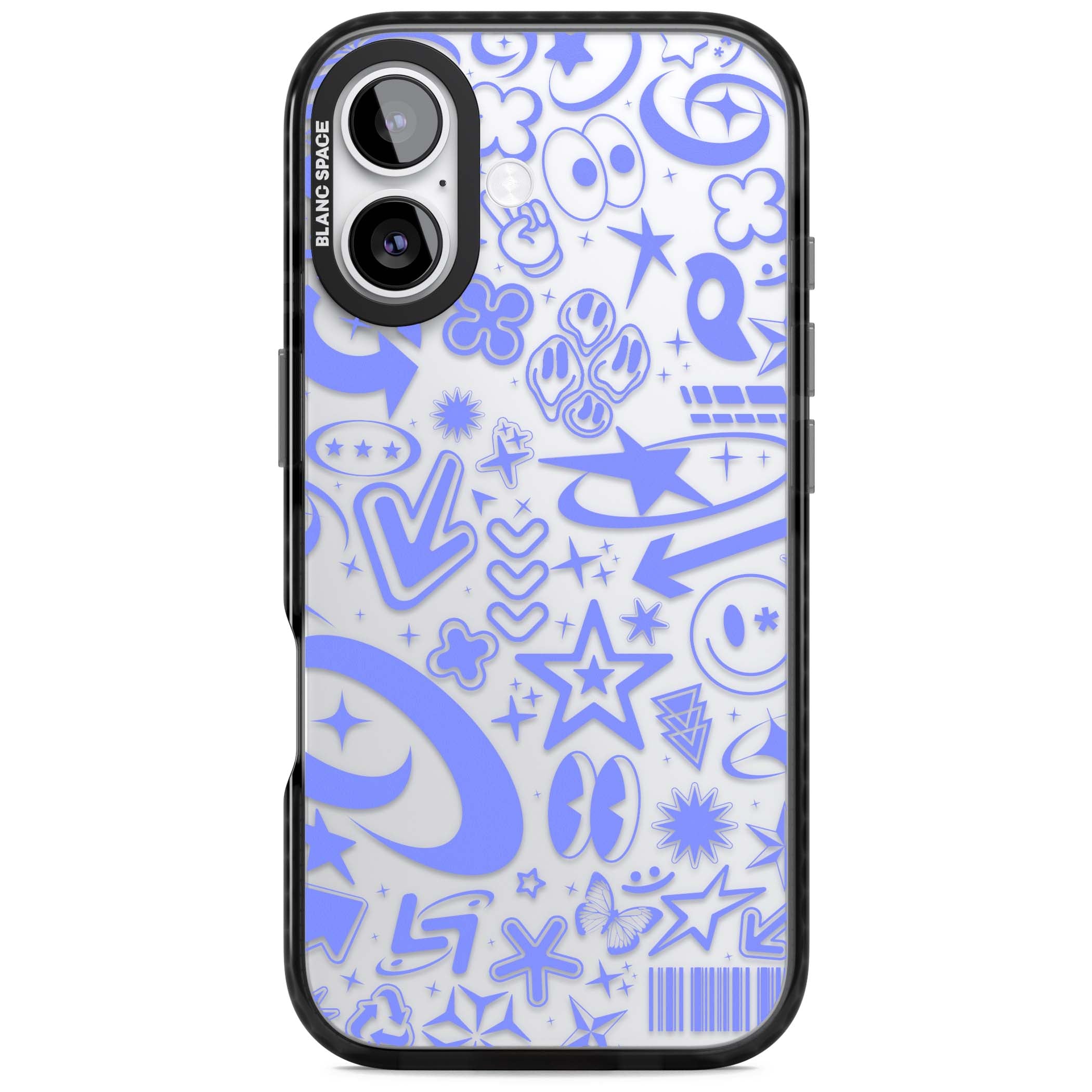 Baby Blue Y2K Pattern