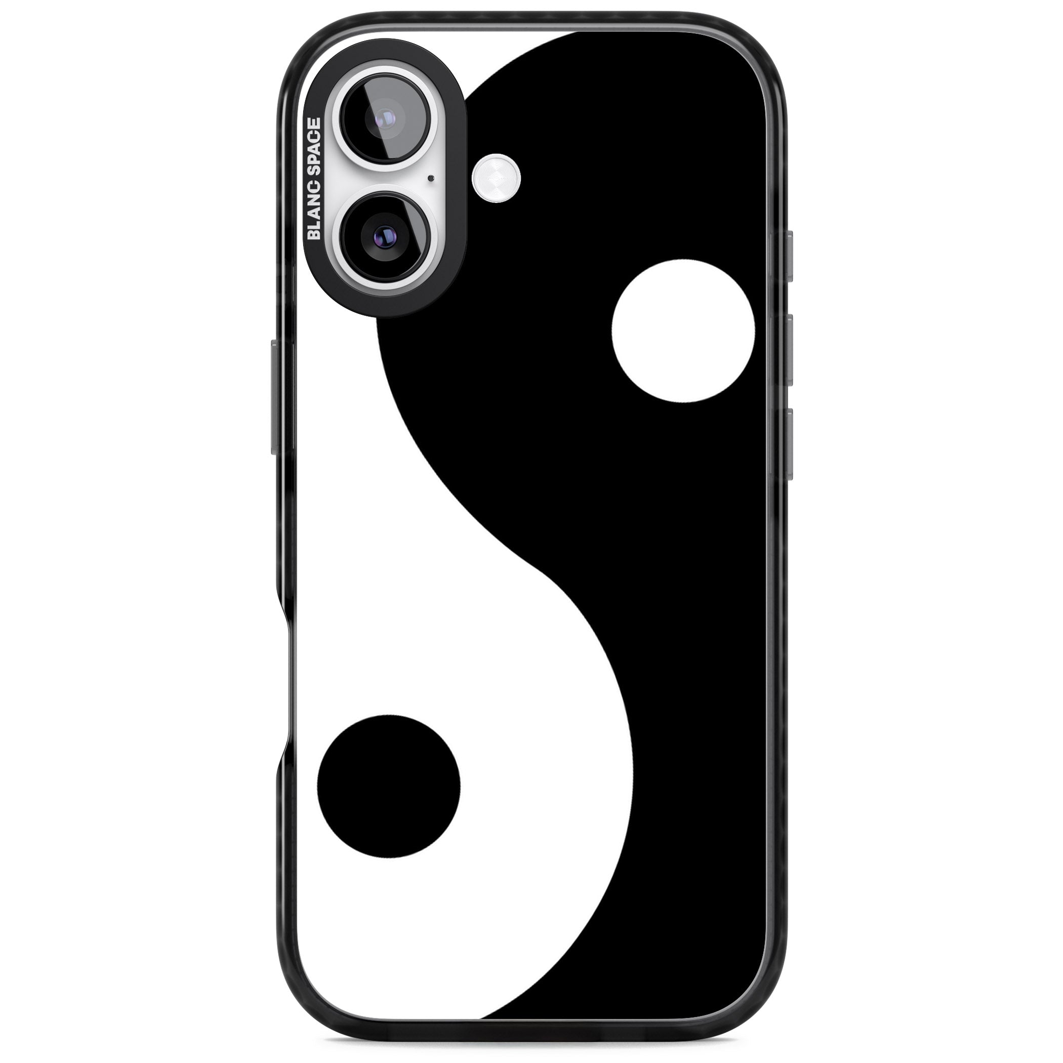 Large Yin Yang iPhone 17 Impact Black Phone Case