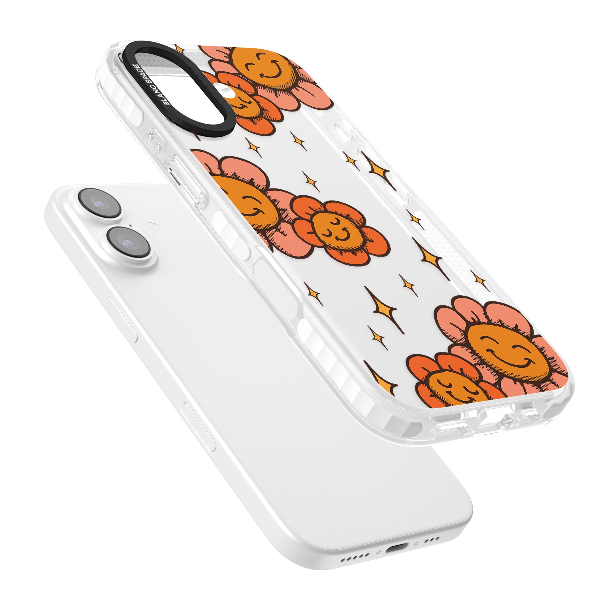Mellow Flowers iPhone 17 Impact Clear Phone Case Colours