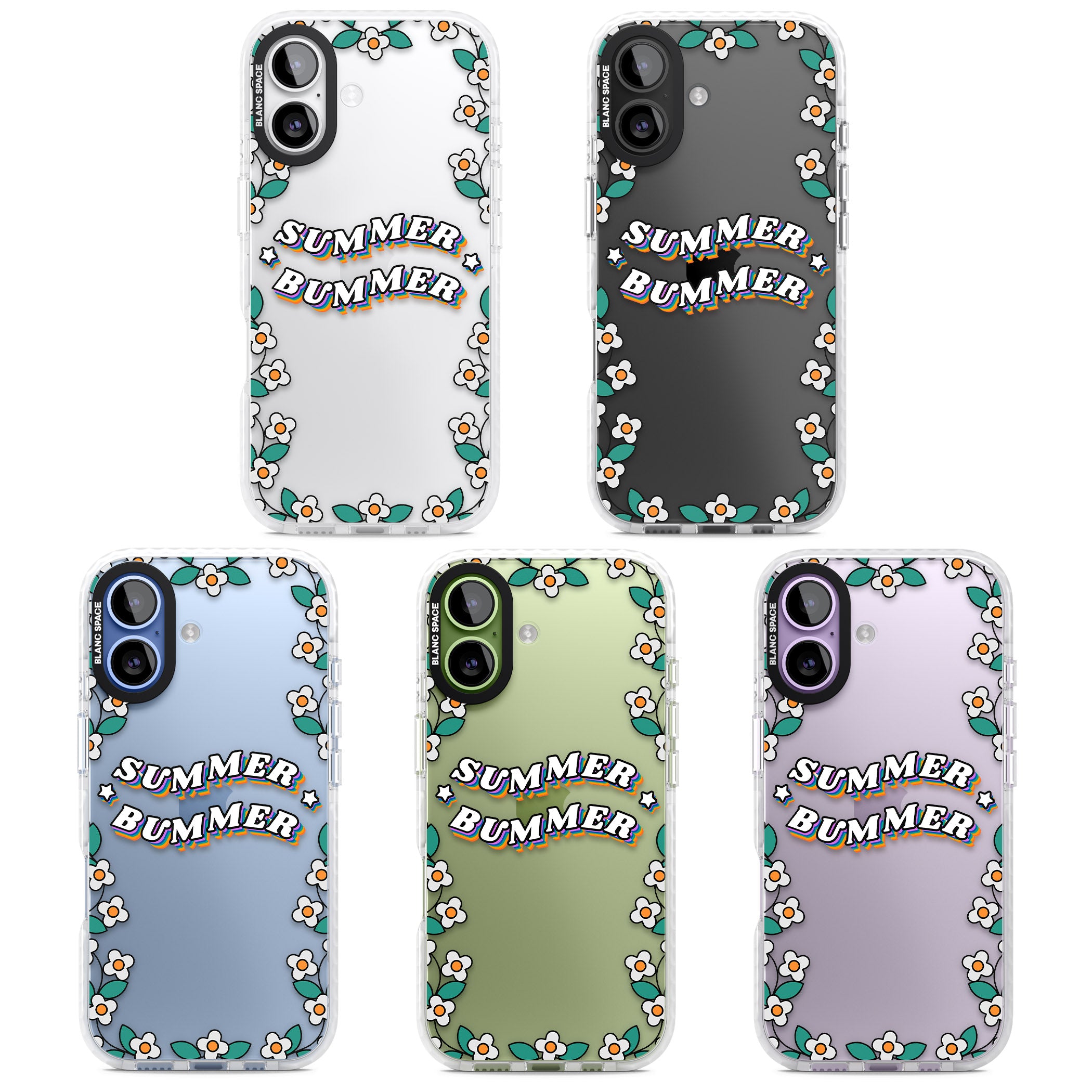 Summer Bummer iPhone 17 Impact Clear Phone Case APT Impact Protection