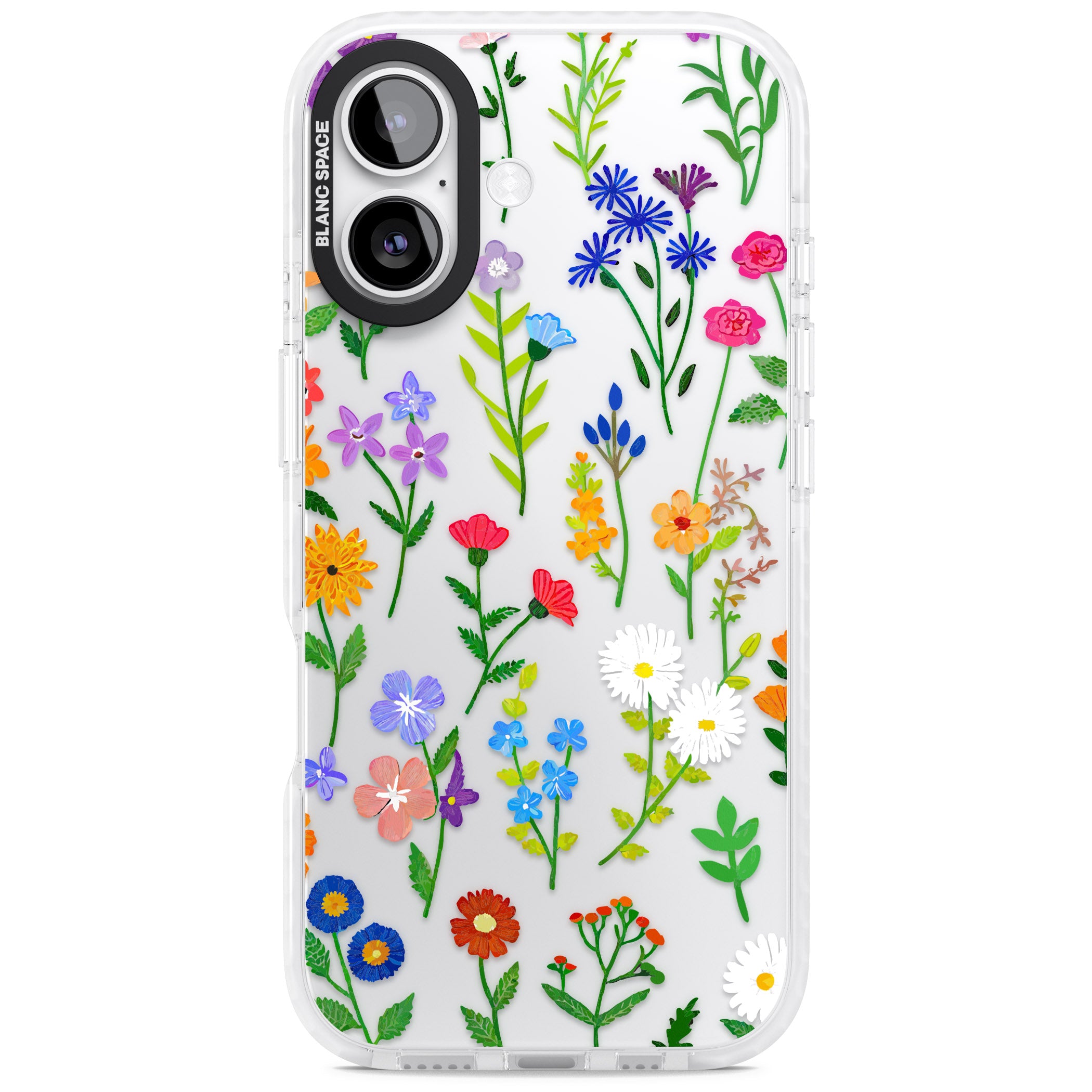 Wildflower Garden iPhone 17 Impact Clear Phone Case