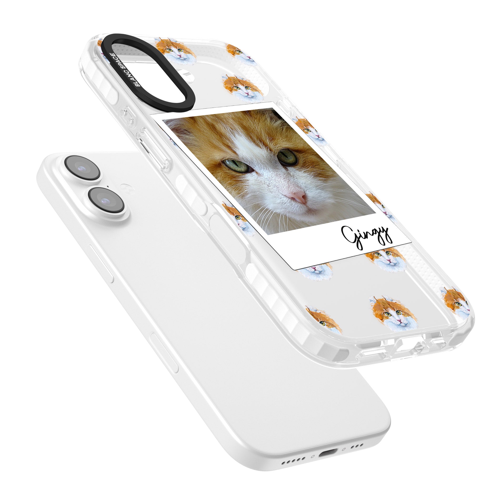 Personalised American Curl Photo iPhone 17 Impact Clear Phone Case Colours
