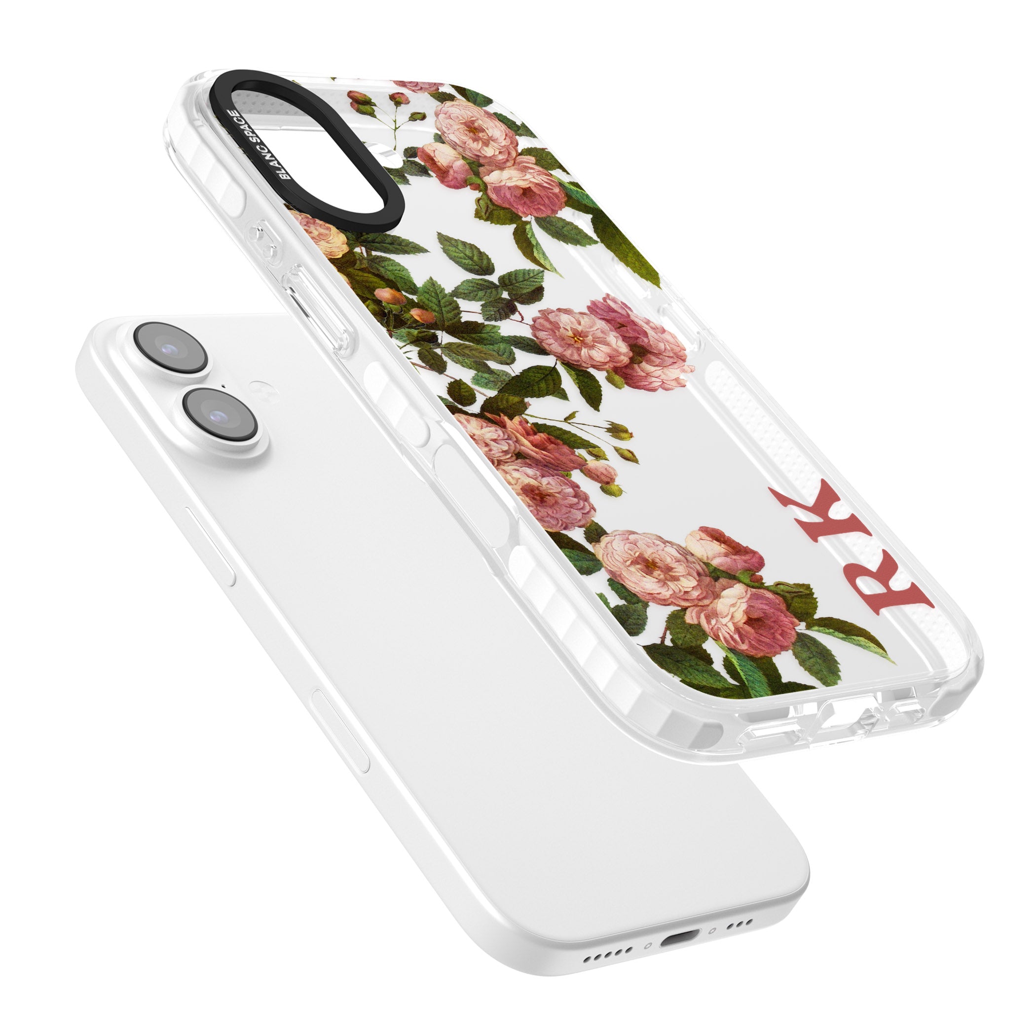 Personalised Vintage Floral Garden iPhone 17 Impact Clear Phone Case Colours