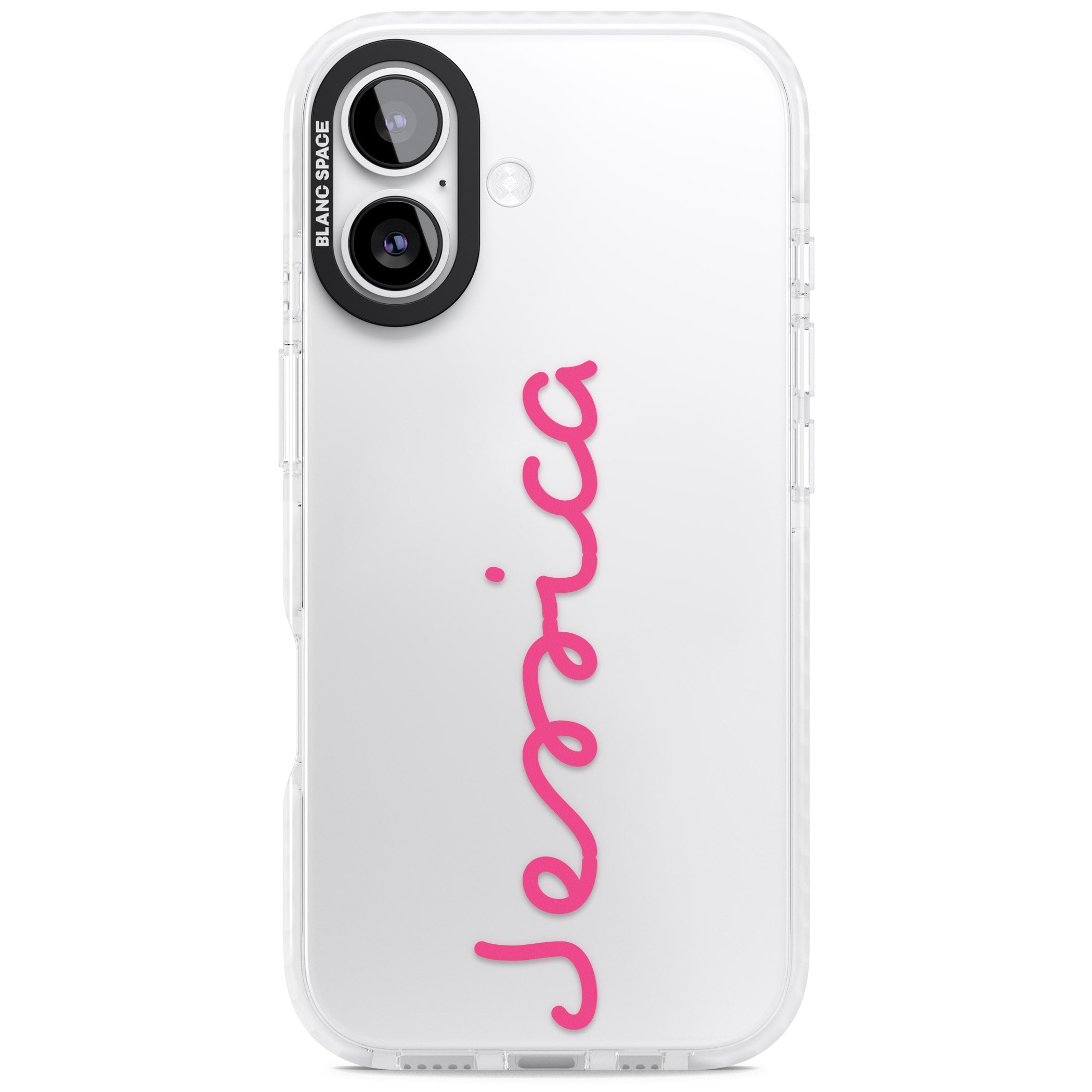 Personalised Summer Name iPhone 17 Impact Clear Phone Case