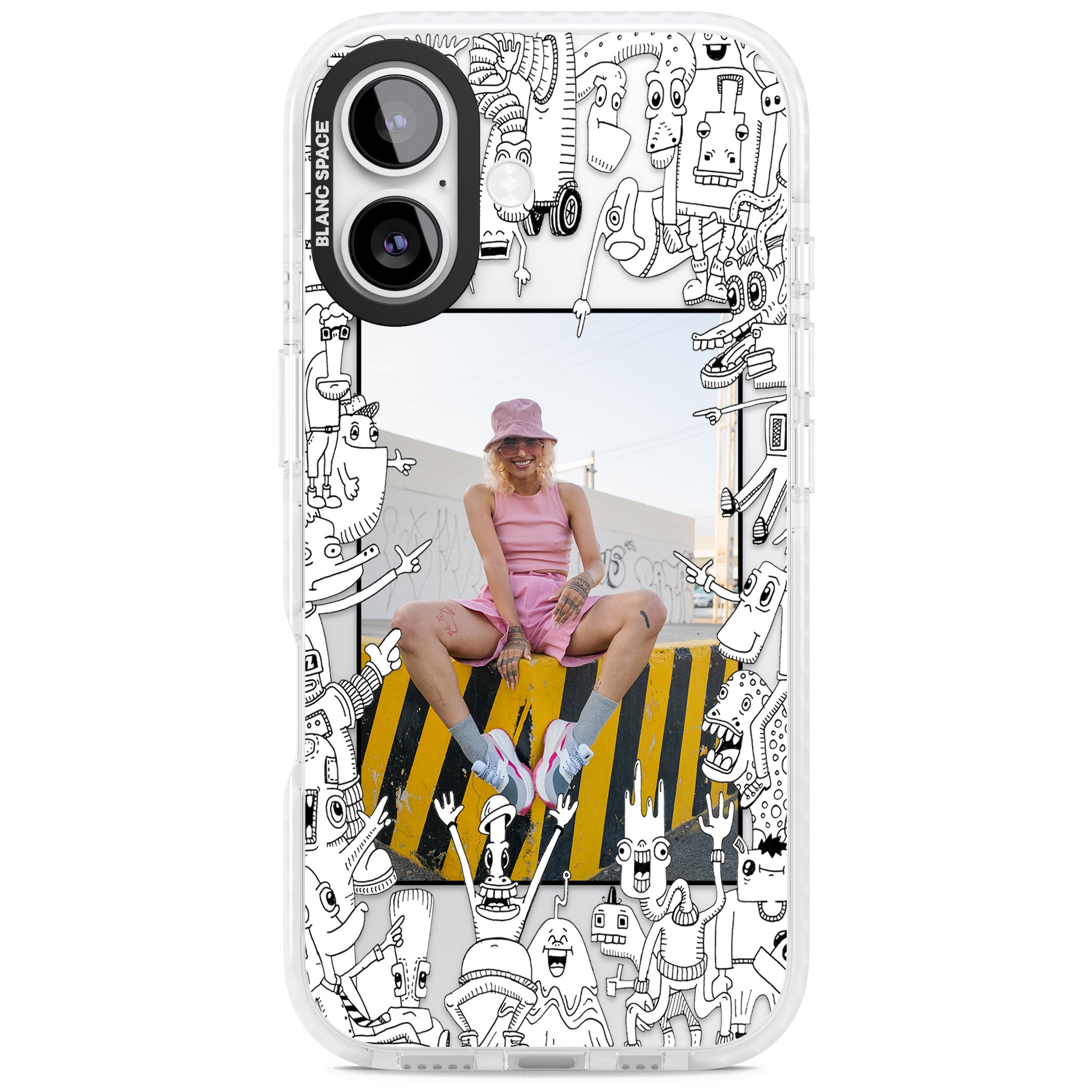 Personalised Look At This Photo Case iPhone 17 Impact Clear Phone Case