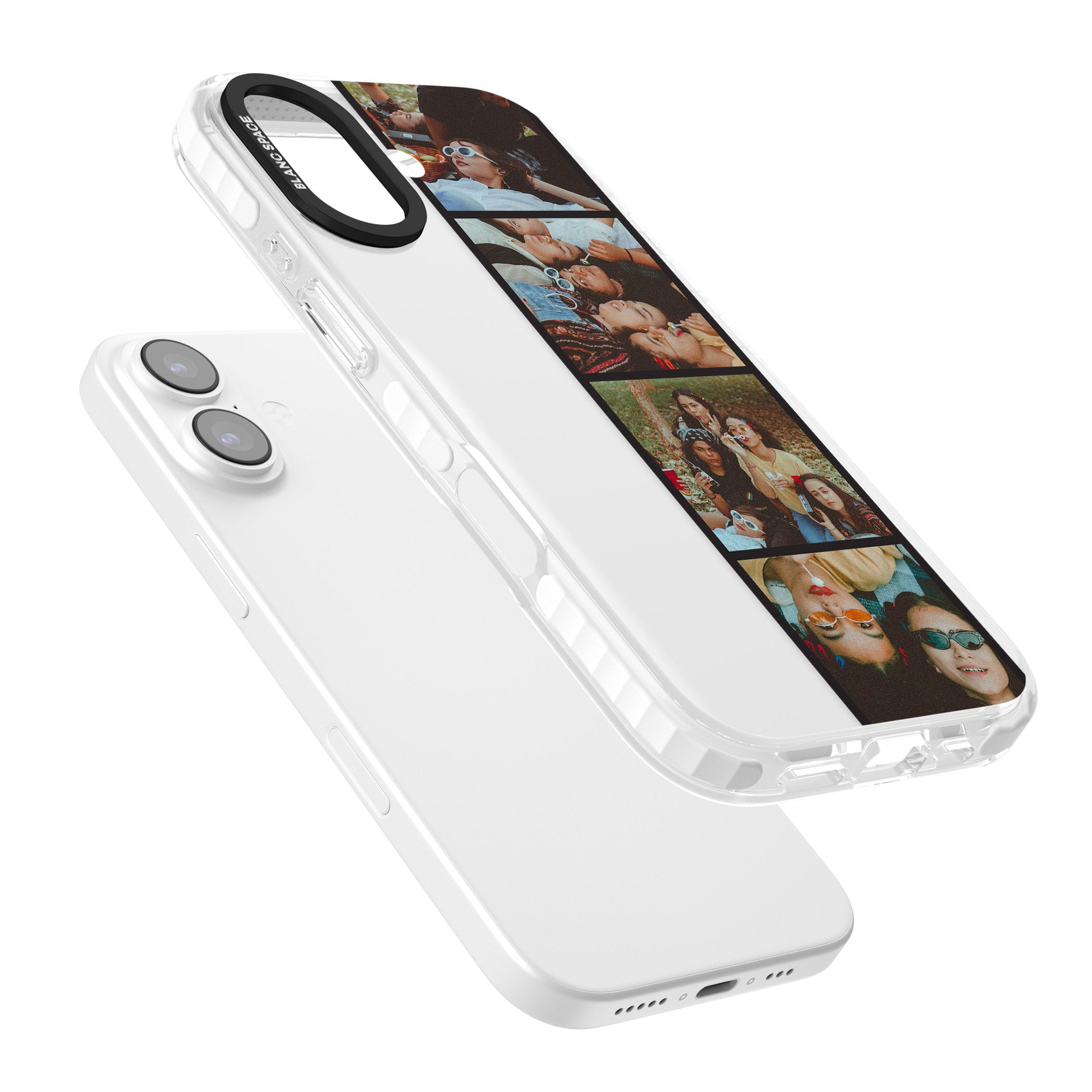 Personalised Photo Strip iPhone 17 Impact Clear Phone Case Colours